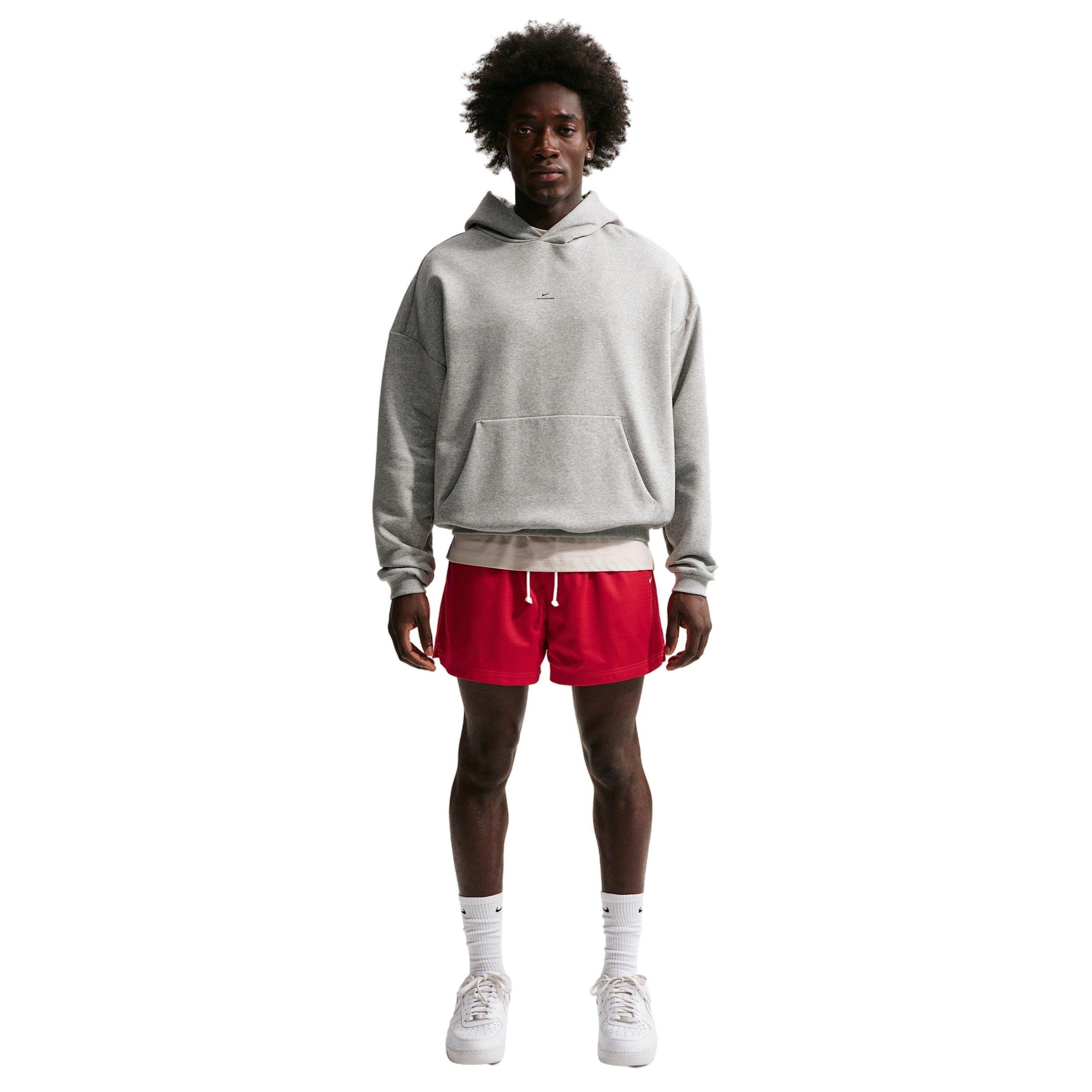 Nike Men's Standard Issue 5" Practice Mesh Basketball Shorts - RED Thumbnail View 3