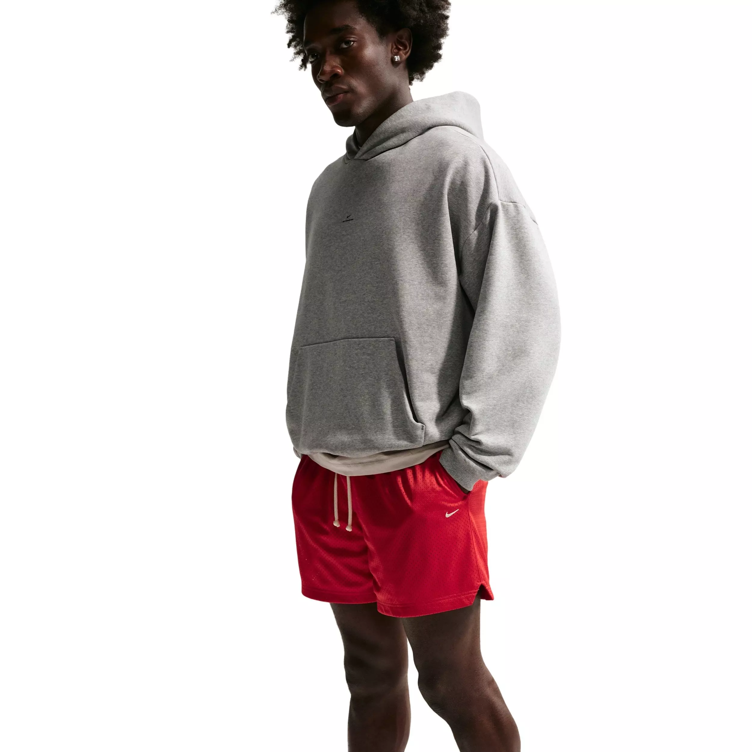 Nike Men's Standard Issue 5" Practice Mesh Basketball Shorts - RED