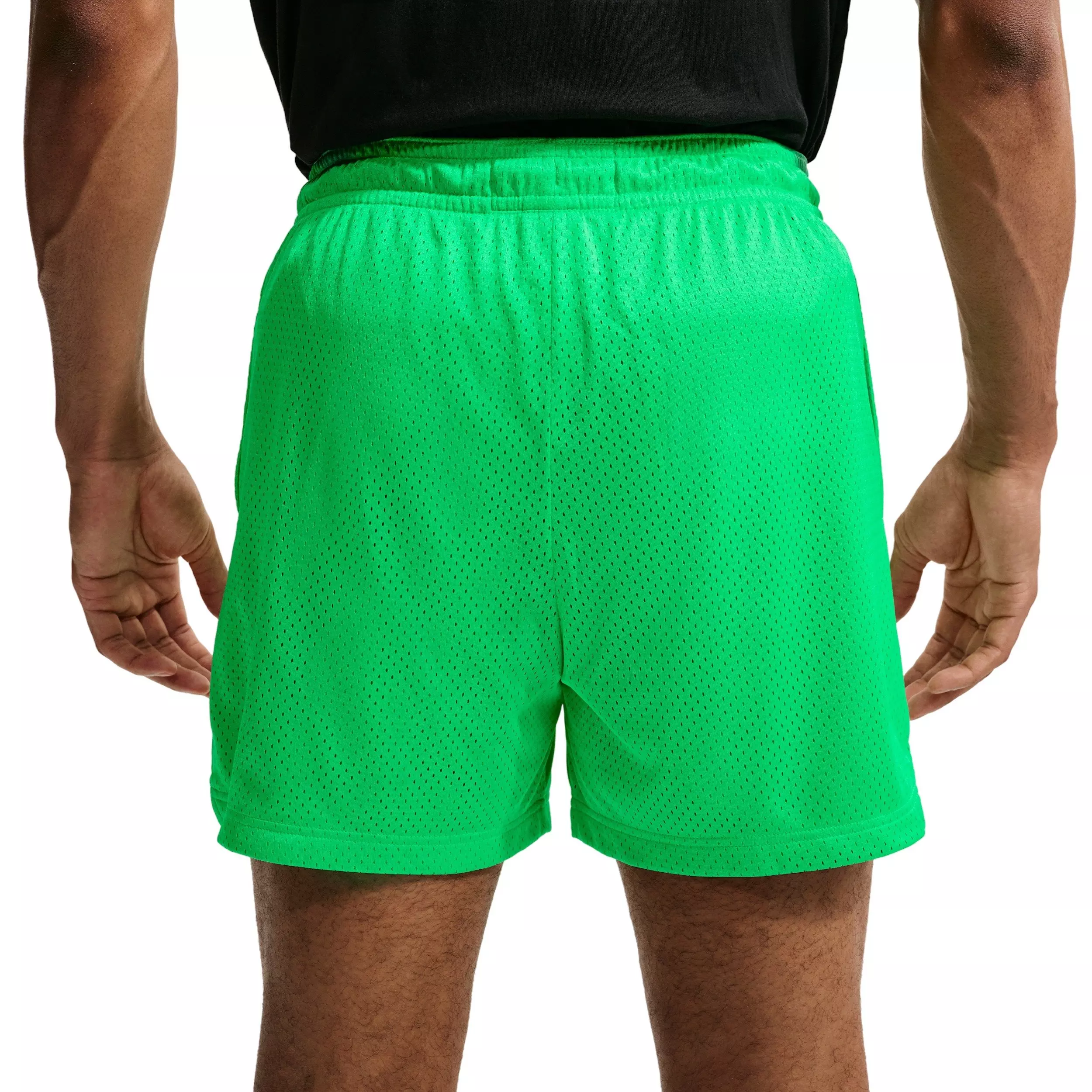 Nike Men's Standard Issue 5" Practice Mesh Basketball Shorts - GREEN
