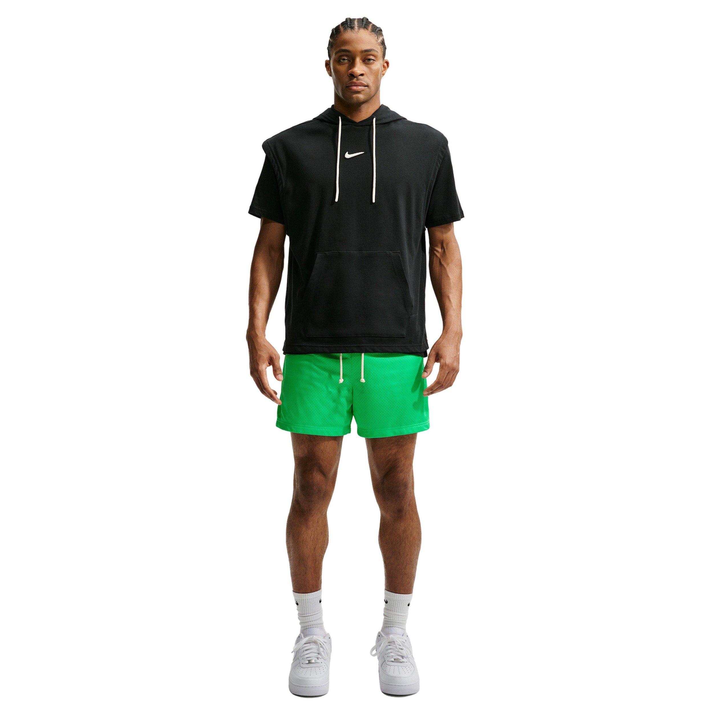 Nike Men's Standard Issue 5" Practice Mesh Basketball Shorts - GREEN Thumbnail View 4