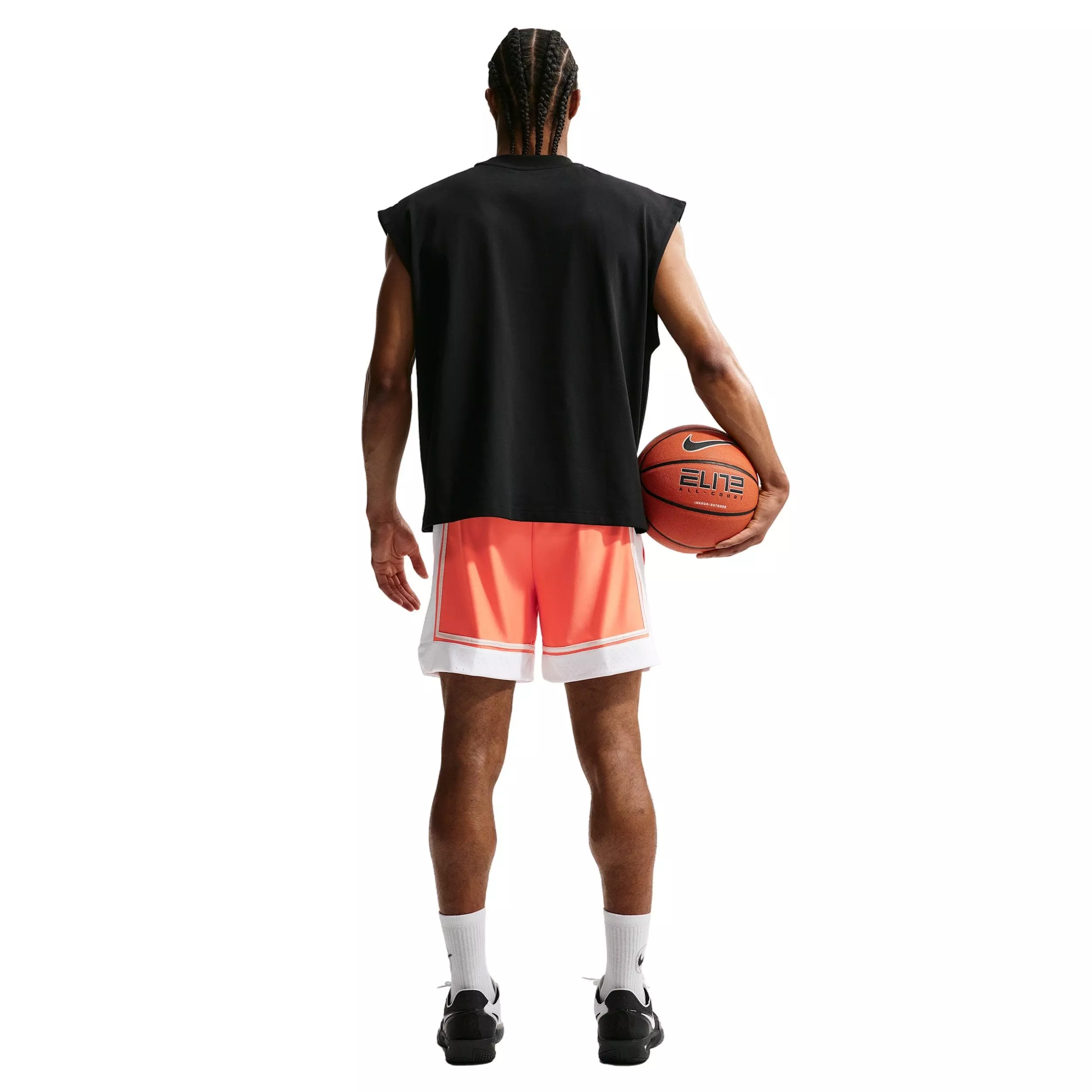 Nike Men's Standard Issue Dri-FIT 6" Basketball Shorts - Orange - ORANGE
