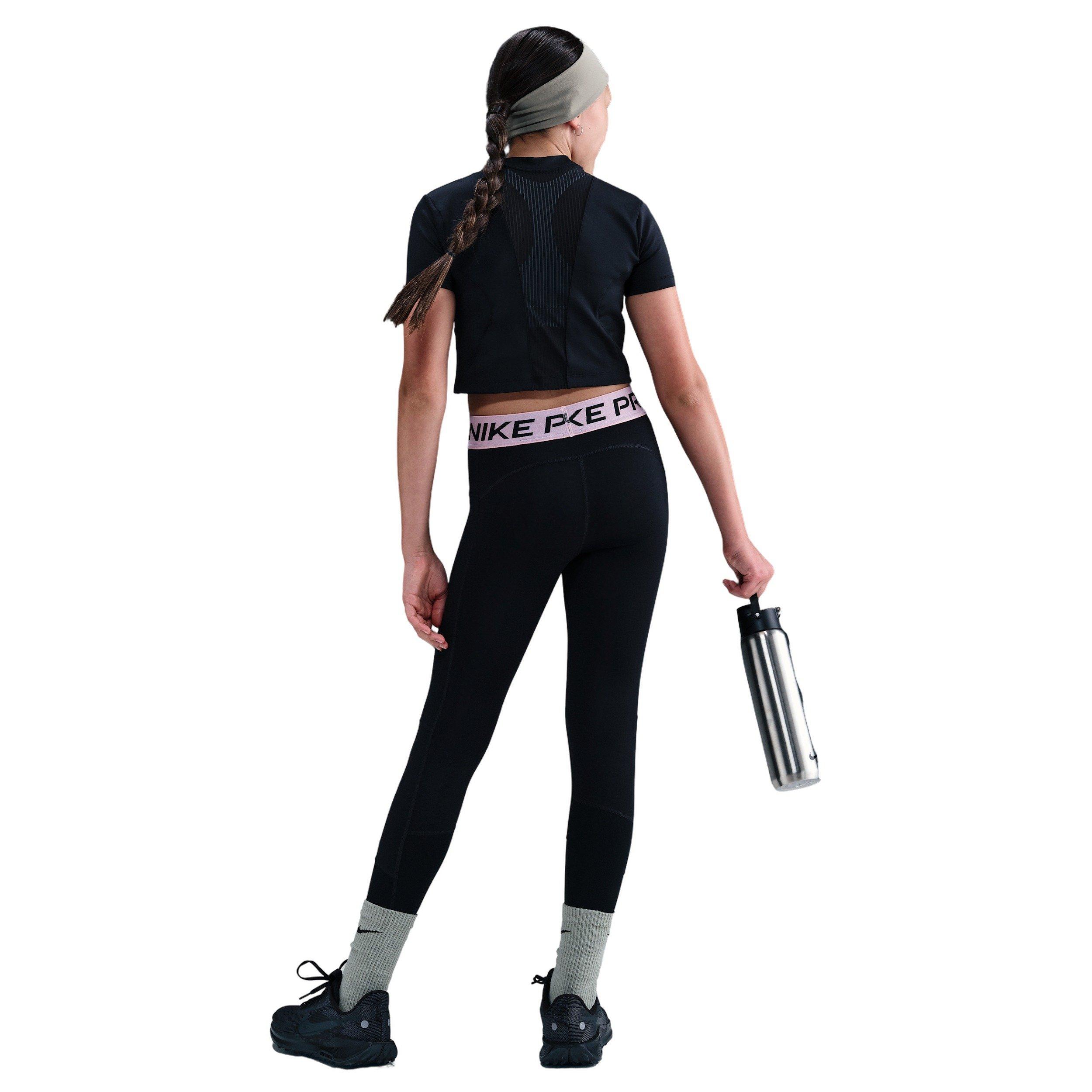 Nike Pro Dri-FIT Big Girls' Black Leggings