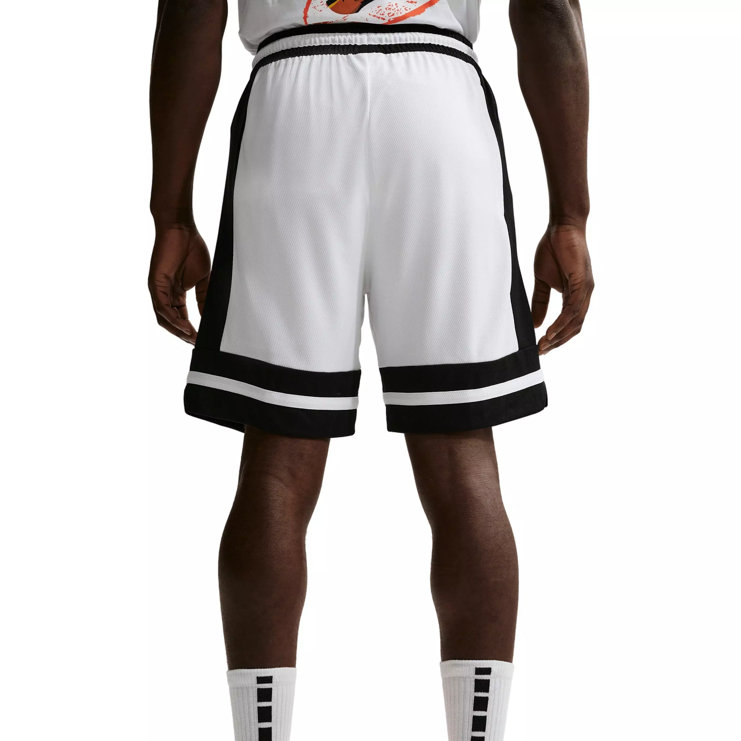 Nike Men's Dri-FIT GM Classic 8" Basketball Shorts - WHITE