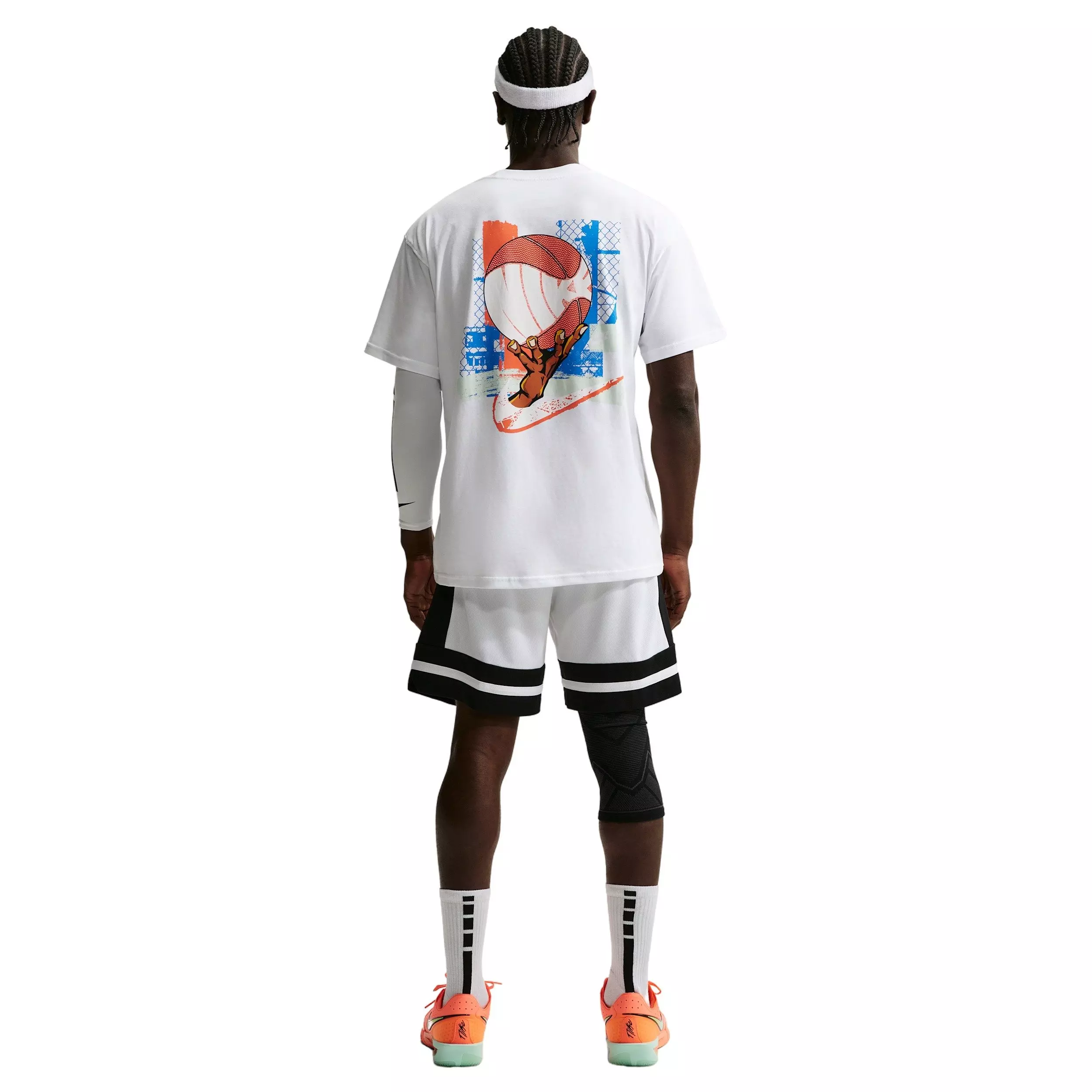 Nike Men's Dri-FIT GM Classic 8" Basketball Shorts - WHITE