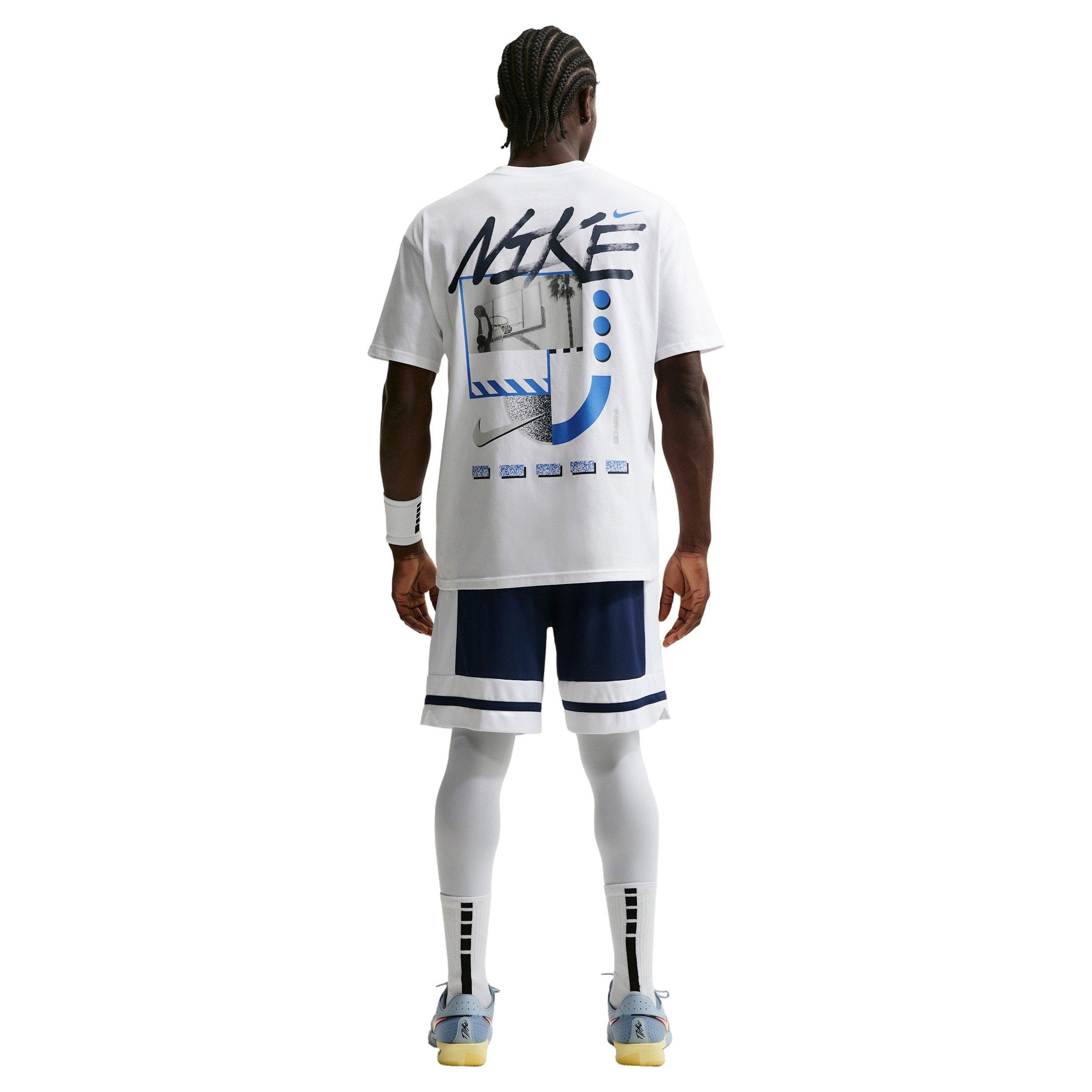 Nike Men's Dri-FIT GM Classic 8" Basketball Shorts - BLUE Thumbnail View 5