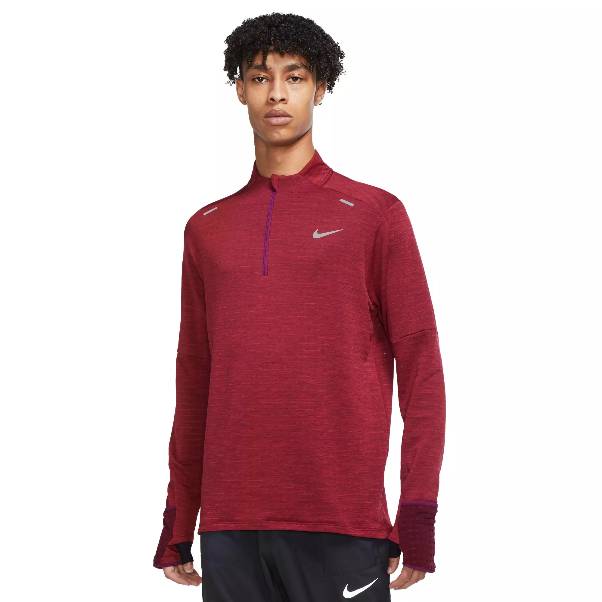 Nike Therma-FIT Repel Element 1/2-Zip Running Top - RED