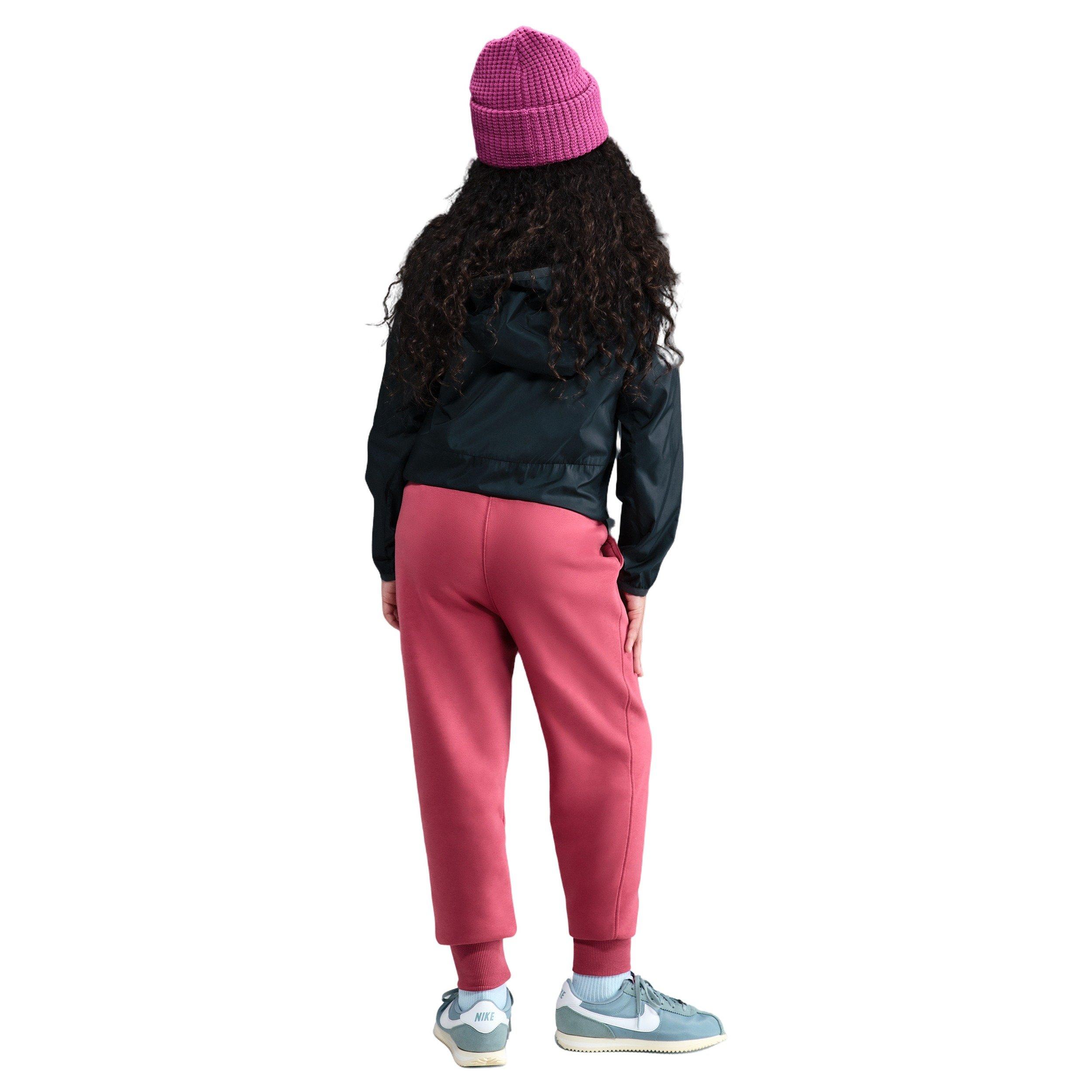 Nike Sportswear Club Fleece High-Waisted Fitting Big Girls' Purple Pants