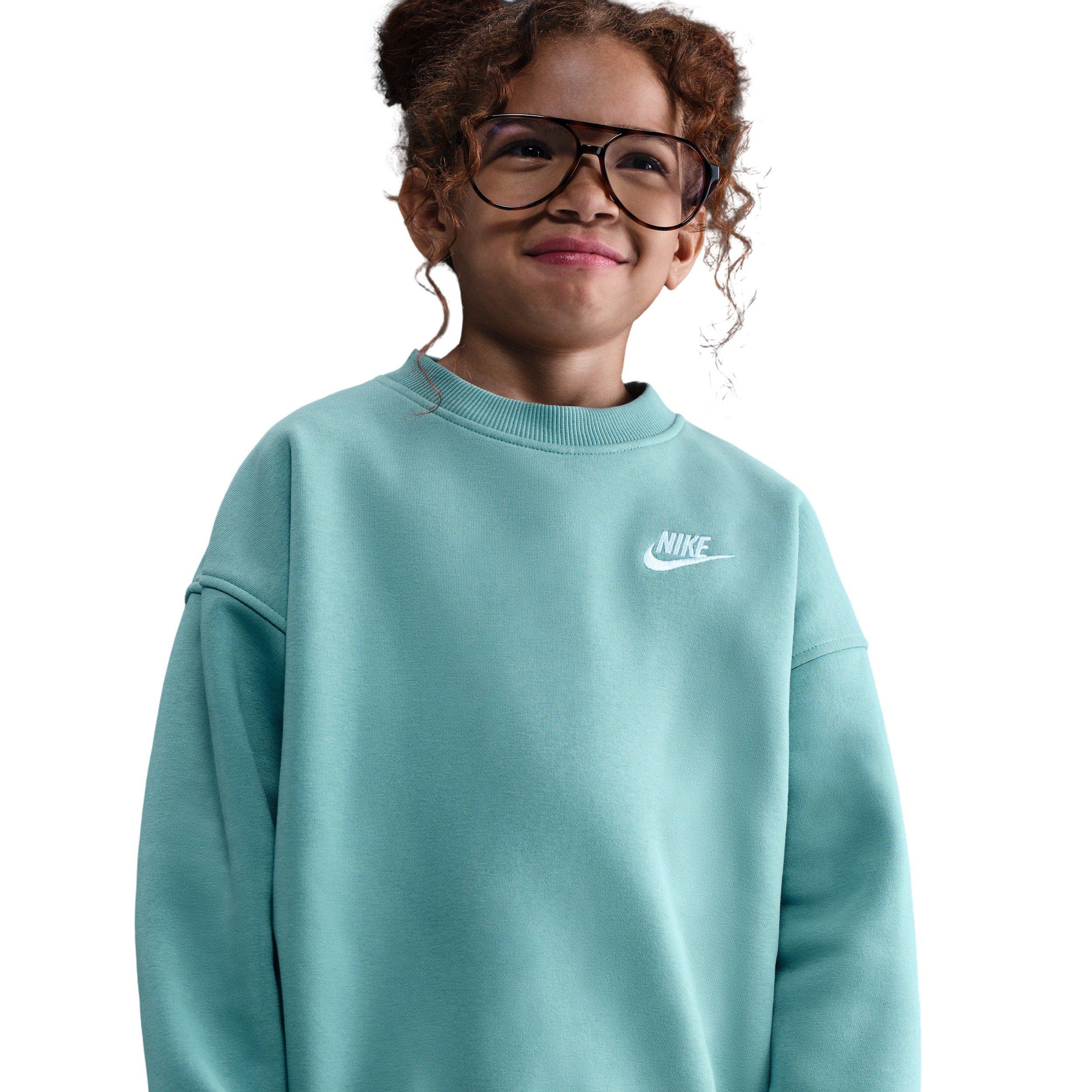 Nike Sportswear Club Fleece Big Kids' Green Oversized Sweatshirt