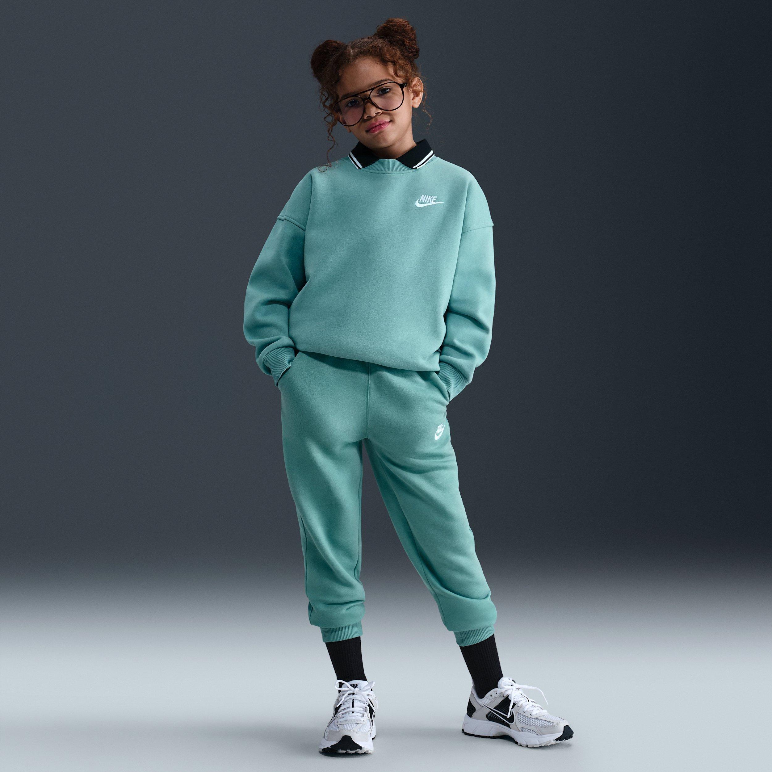 Nike Sportswear Club Fleece Big Kids' Green Oversized Sweatshirt