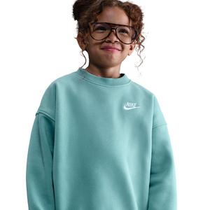 Nike Big Kids' Sportswear Club Fleece Oversized Sweatshirt - Green