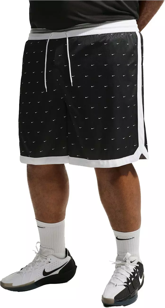 Nike Men's DNA Access Dri-FIT 8" Basketball Shorts - Black/White - BLACK/WHITE