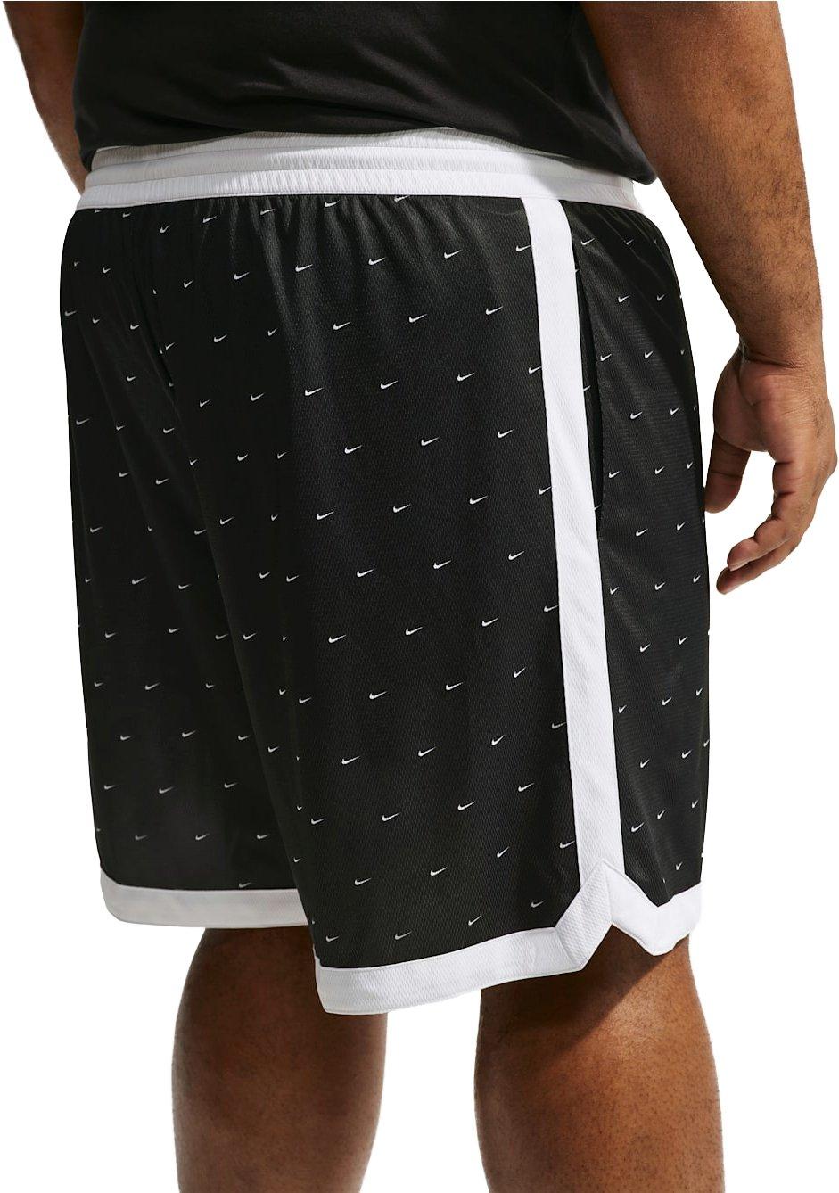 Nike Men's DNA Access Dri-FIT 8" Basketball Shorts - Black/White - BLACK/WHITE Thumbnail View 2