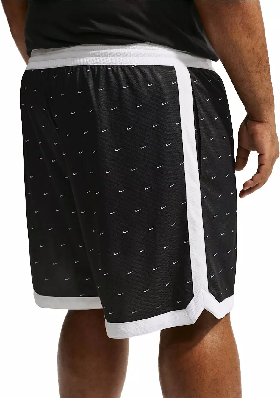 Nike Men's DNA Access Dri-FIT 8" Basketball Shorts - Black/White - BLACK/WHITE