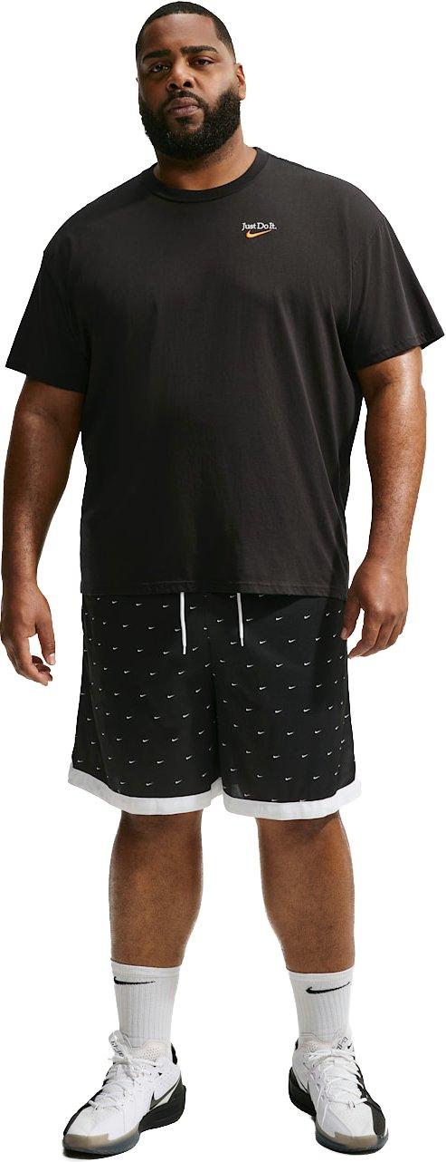 Nike Men's DNA Access Dri-FIT 8" Basketball Shorts - Black/White - BLACK/WHITE Thumbnail View 4
