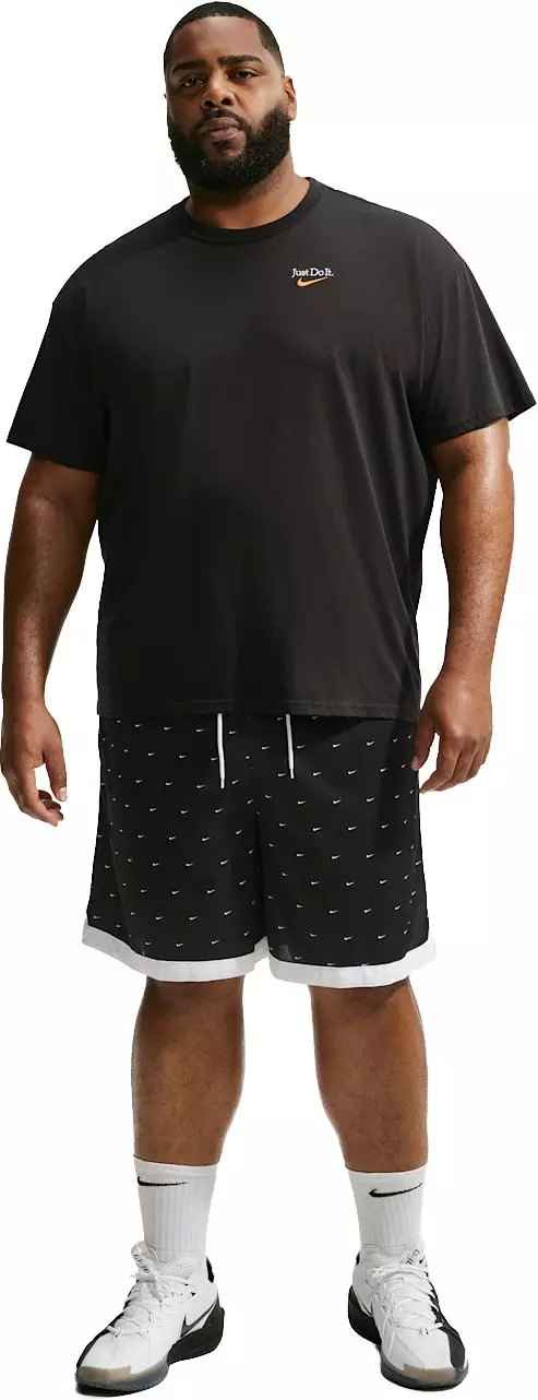 Nike Men's DNA Access Dri-FIT 8" Basketball Shorts - Black/White - BLACK/WHITE
