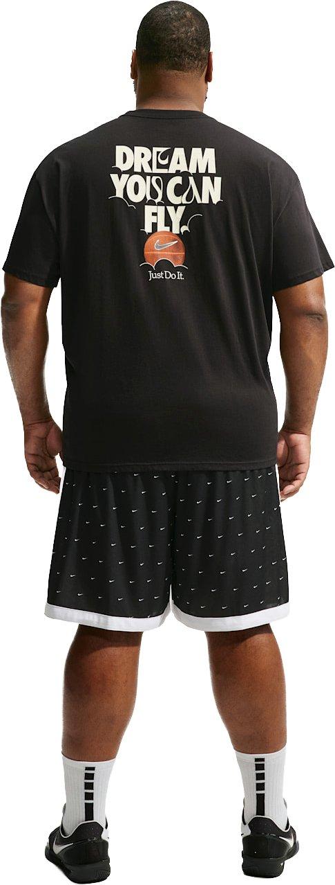 Nike Men's DNA Access Dri-FIT 8" Basketball Shorts - Black/White - BLACK/WHITE Thumbnail View 5