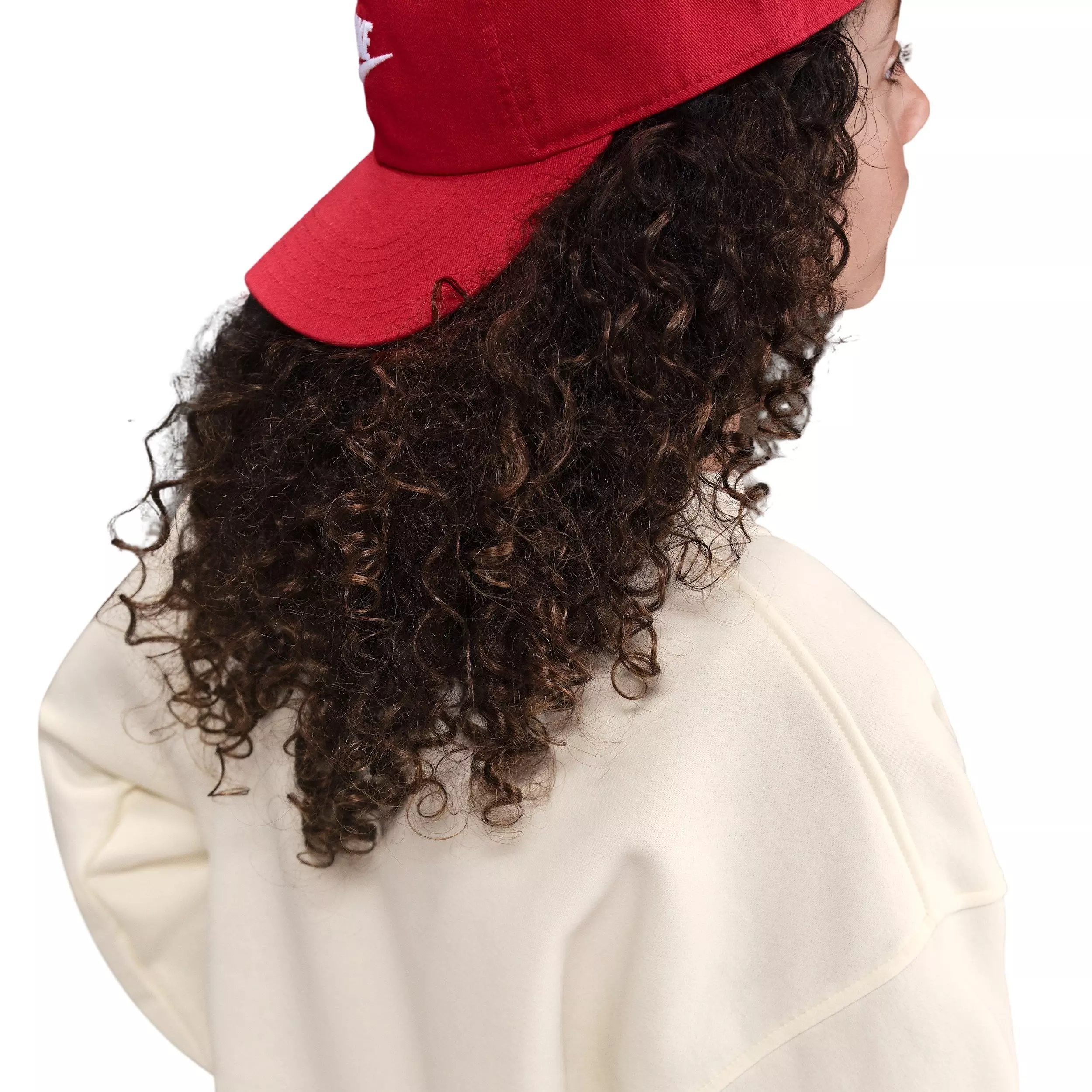 Nike Big Kids' Sportswear Club Fleece Oversized Sweatshirt - Light Brown - LIGHT BROWN