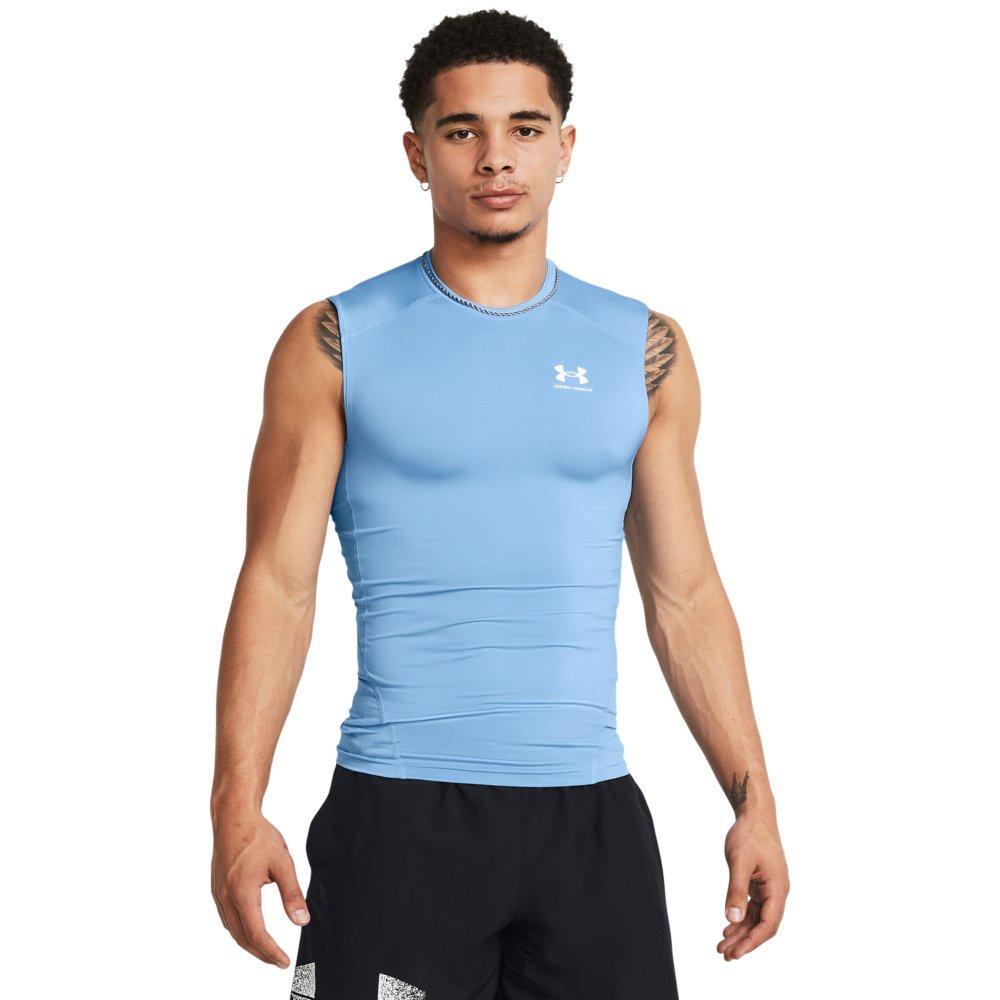 Under Armour Men's HeatGear Sleeveless Tank -Carolina Blue - CAROLINA BLUE Thumbnail View 1