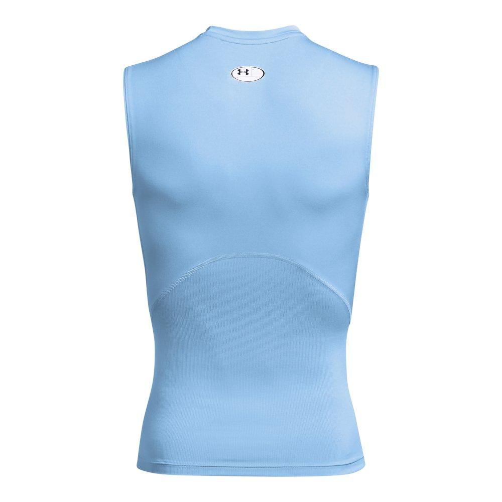 Under Armour Men's HeatGear Sleeveless Tank -Carolina Blue - CAROLINA BLUE Thumbnail View 4