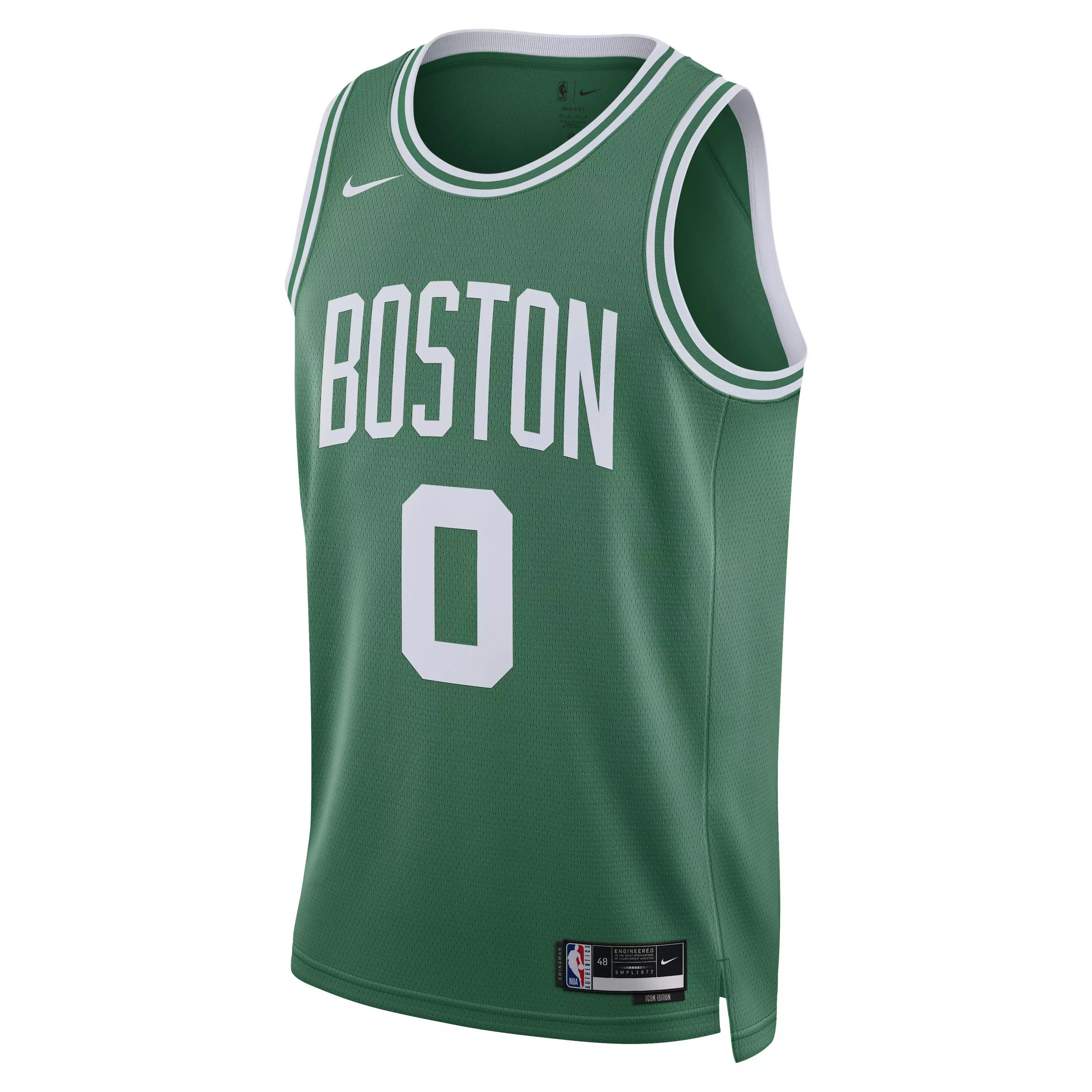 Nike Men's Boston Celtics Dri-FIT NBA Swingman Icon 22 Road Jersey-Clover/Tatum - CLOVER/TATUM