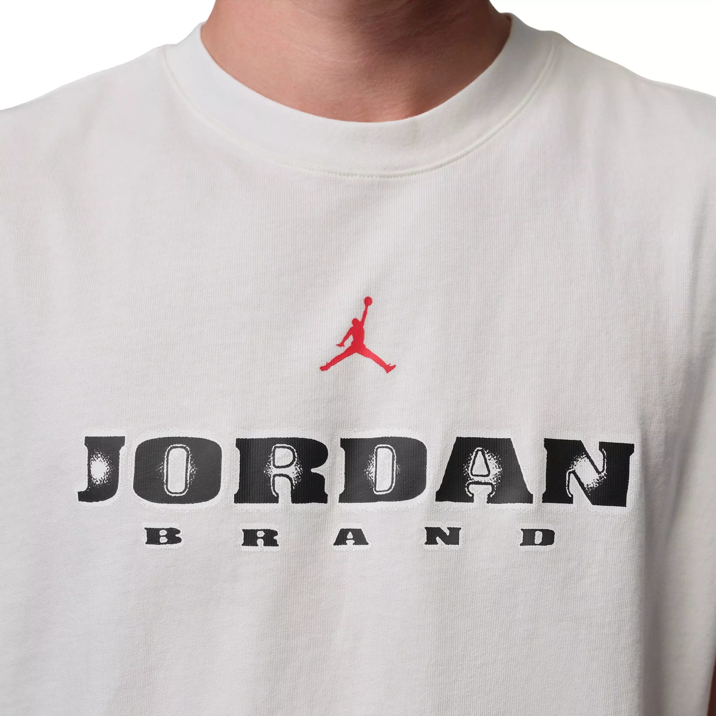 Jordan Men's Brooklyn Sleeveless Muscle Shirt - WHITE