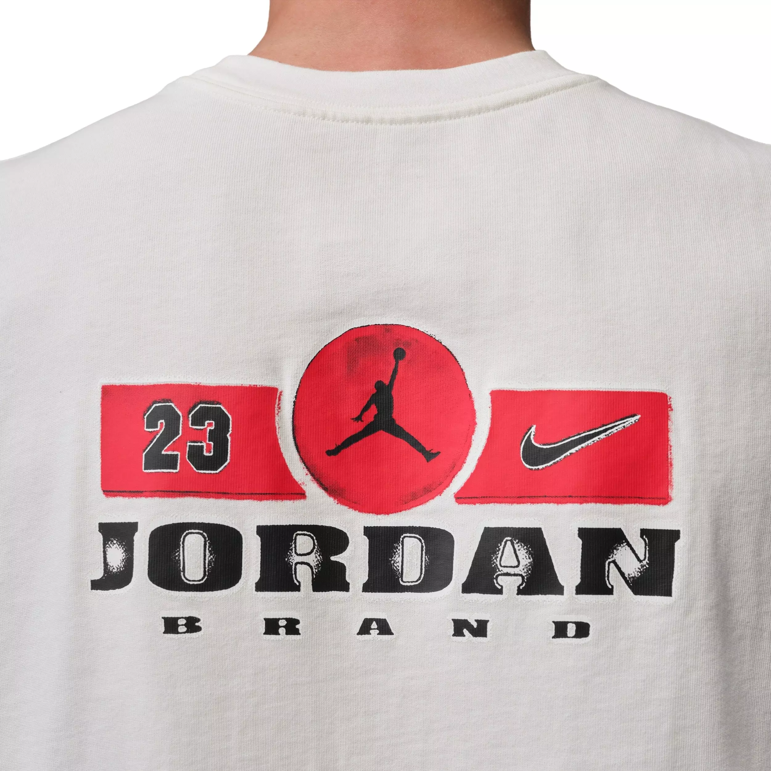 Jordan Men's Brooklyn Sleeveless Muscle Shirt - WHITE