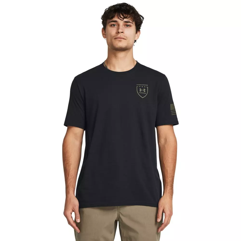 Under Armour Men's Freedom Eagle T-Shirt - BLACK