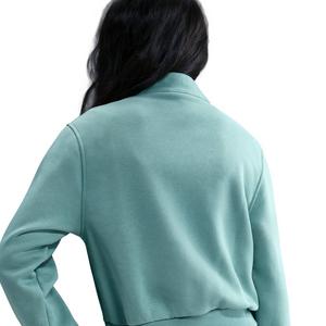 Nike Big Girls' Sportswear Club Fleece 1/2 Zip Long Sleeve Top - Green