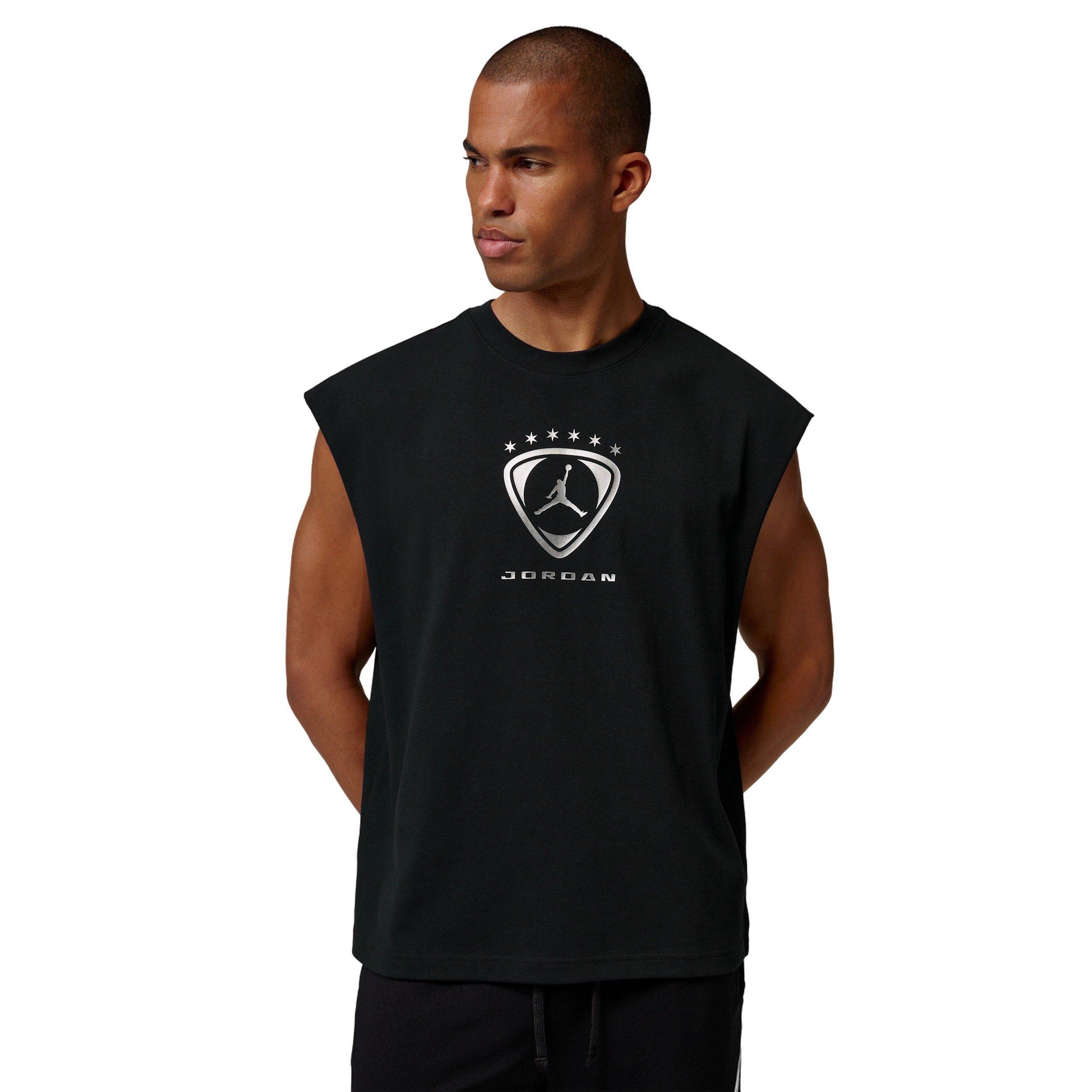 Jordan Men's Brooklyn Sleeveless Tank Top - BLACK Thumbnail View 1