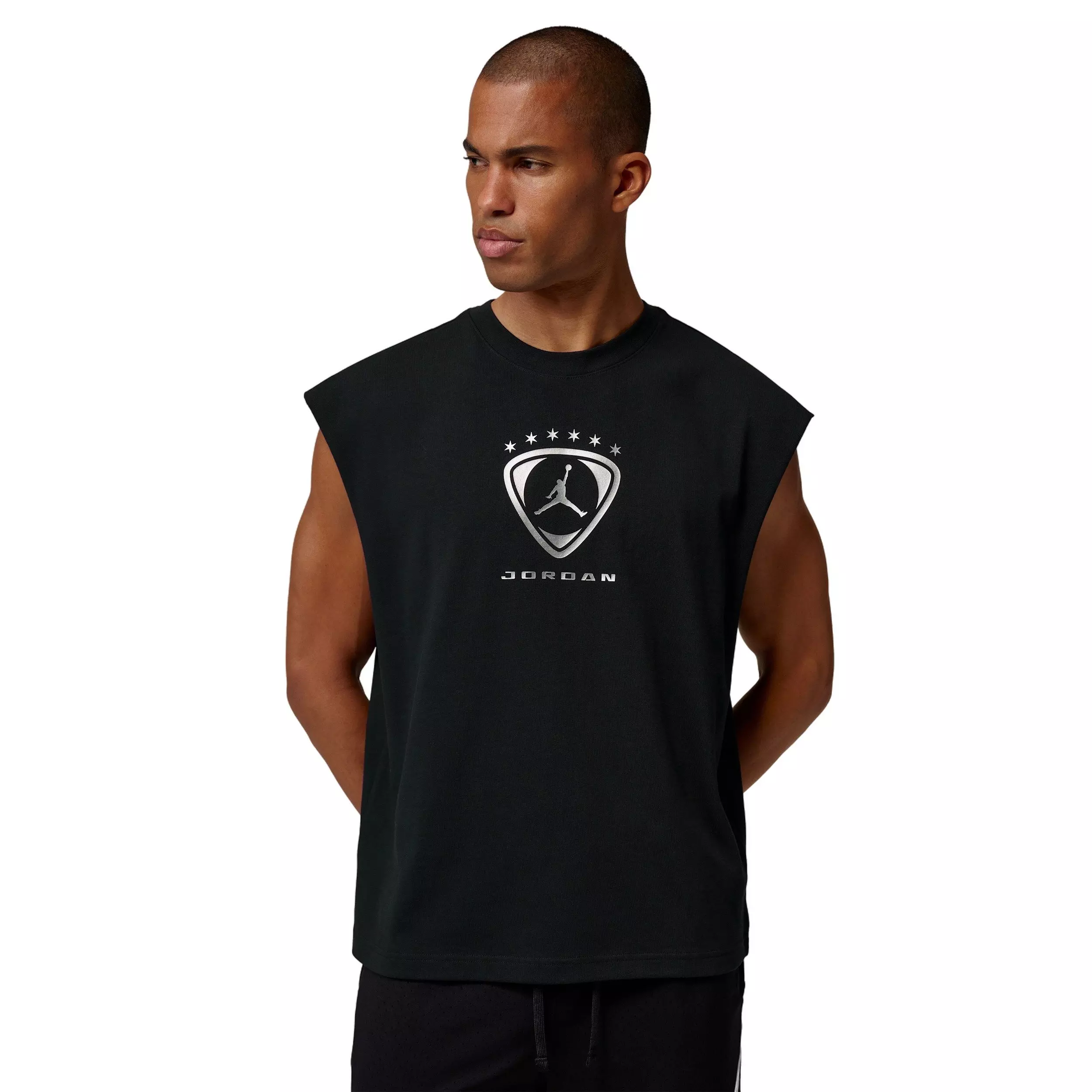 Jordan Men's Brooklyn Sleeveless Tank Top - BLACK