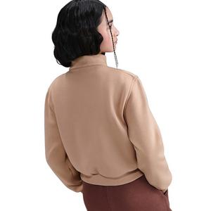 Nike Big Girls' Sportswear Club Fleece 1/2 Zip Long Sleeve Top - Brown