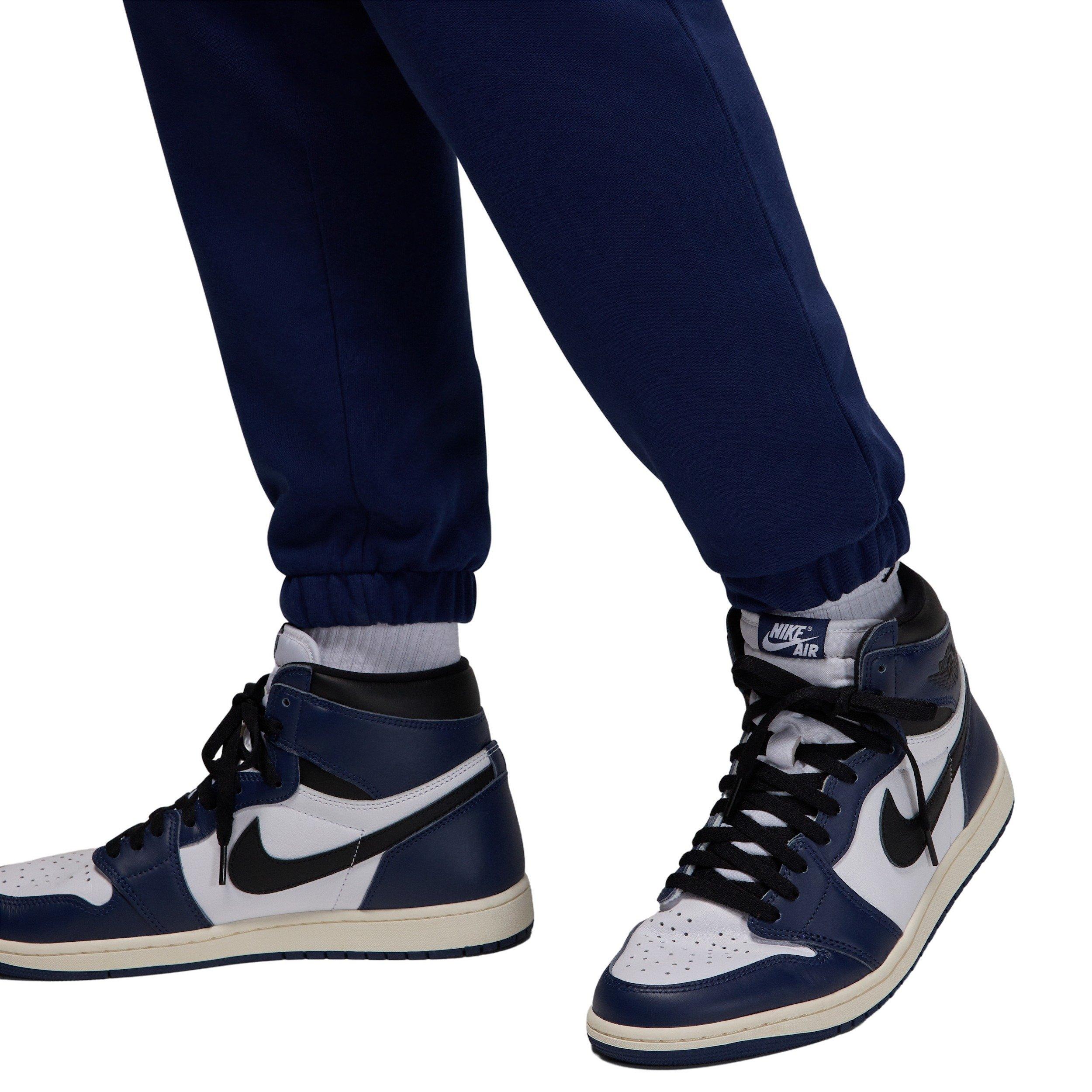 Jordan Men's Sport Crossover Dri-FIT Fleece Pants - Midnight Navy - MIDNIGHT NAVY Thumbnail View 4