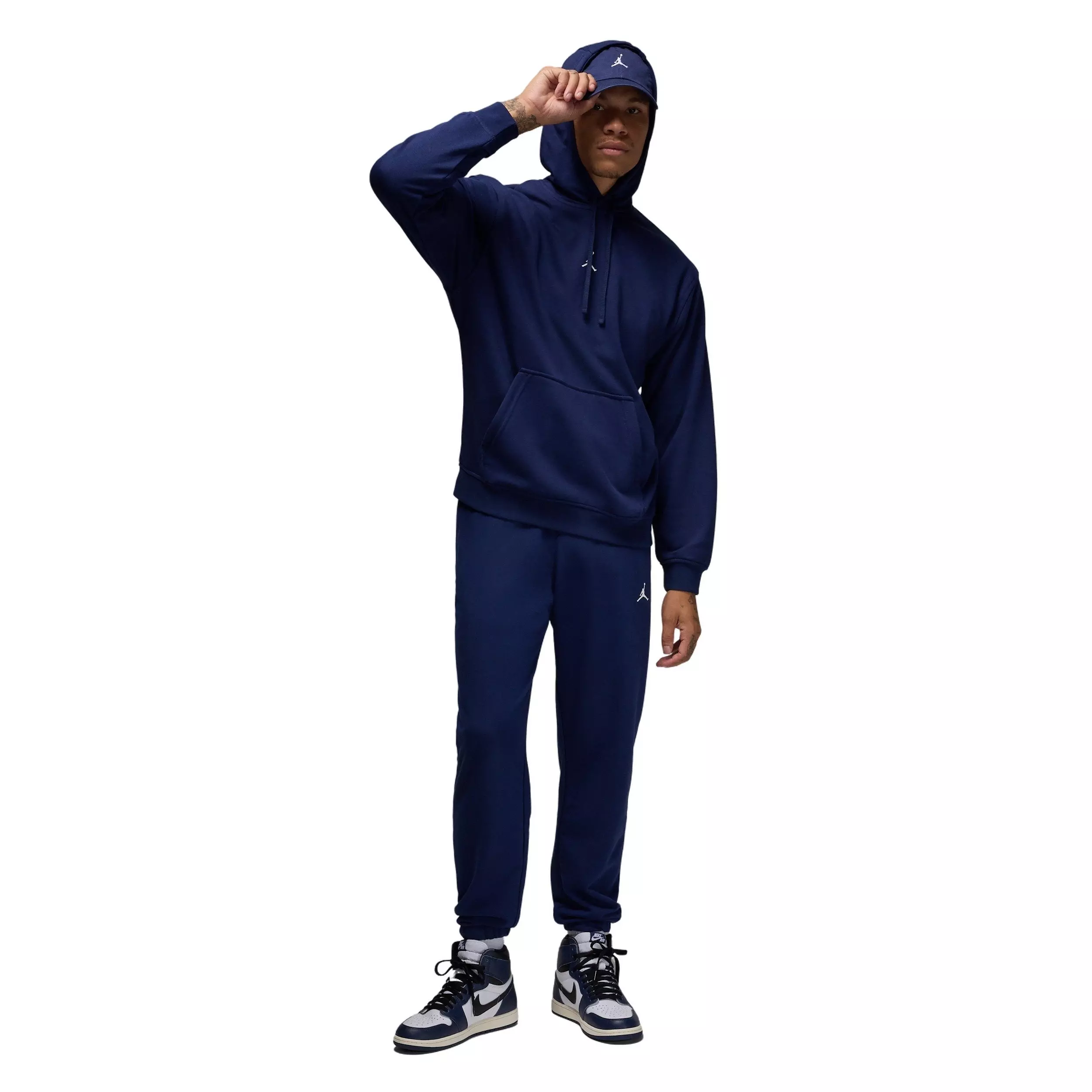 Jordan Men's Sport Crossover Dri-FIT Fleece Pants - Midnight Navy - MIDNIGHT NAVY