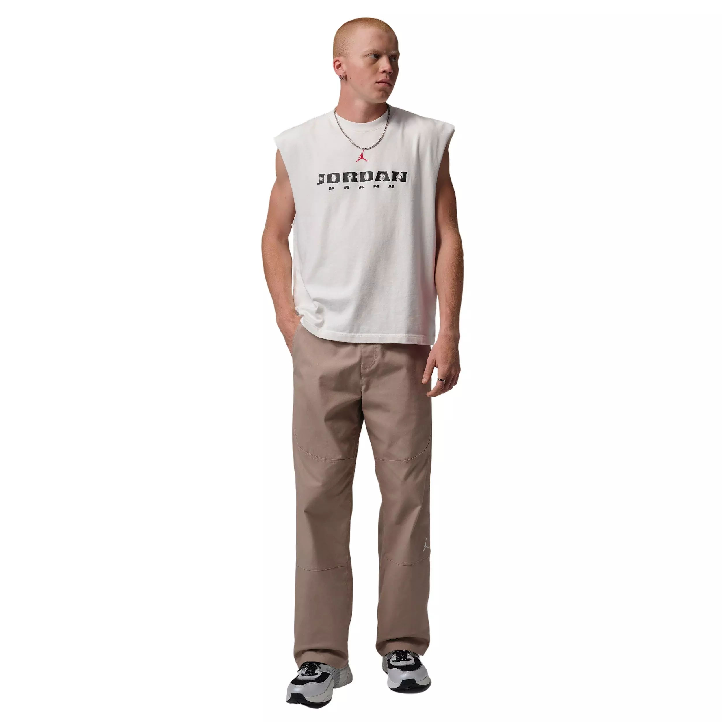 Jordan Men's Essentials Woven Pants - Khaki - KHAKI