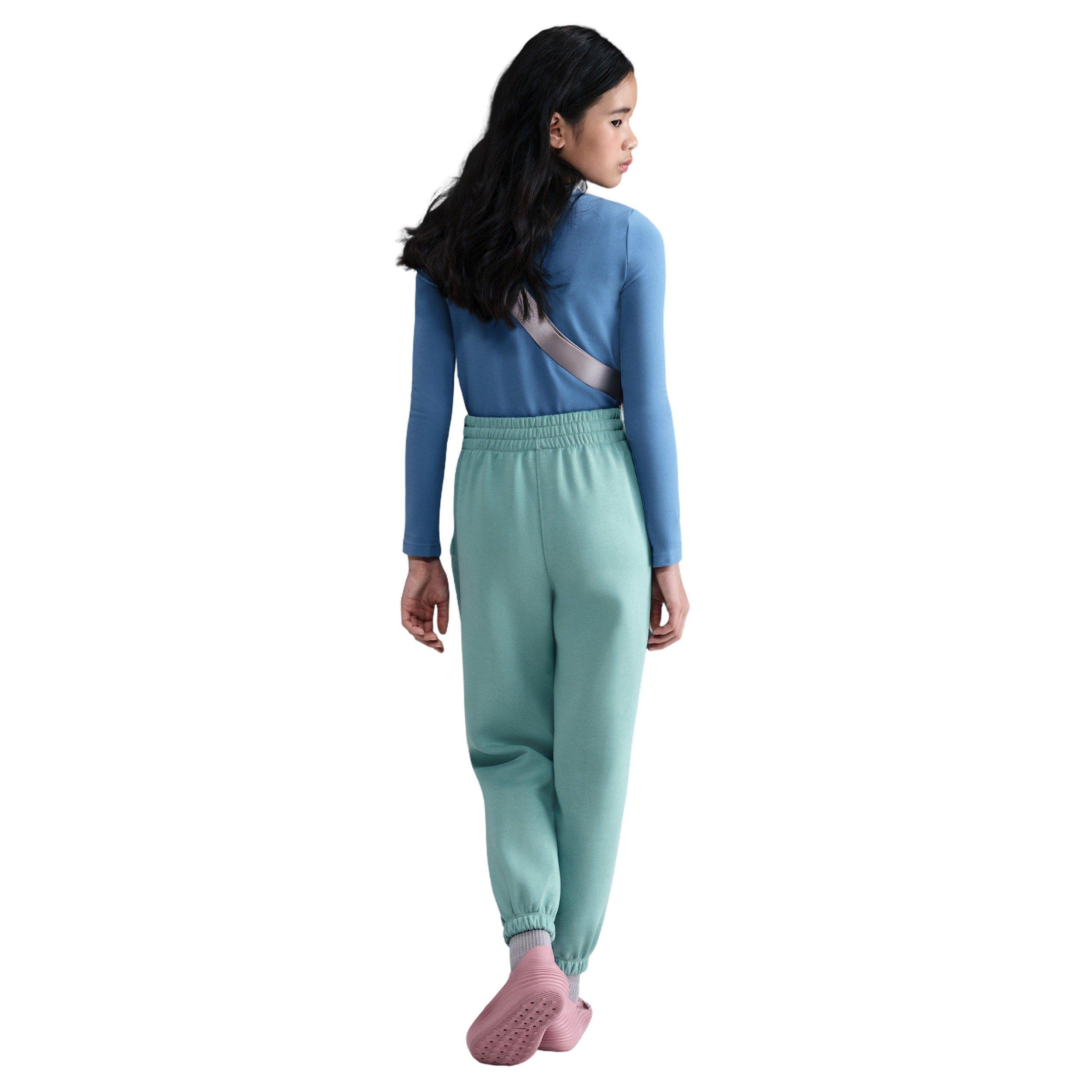 Nike Sportswear Club Fleece Big Girls' Green Loose Sweatpants