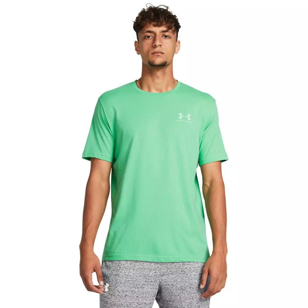 Under Armour Men's Sportstyle Left Chest Short Sleeve Shirt - GREEN