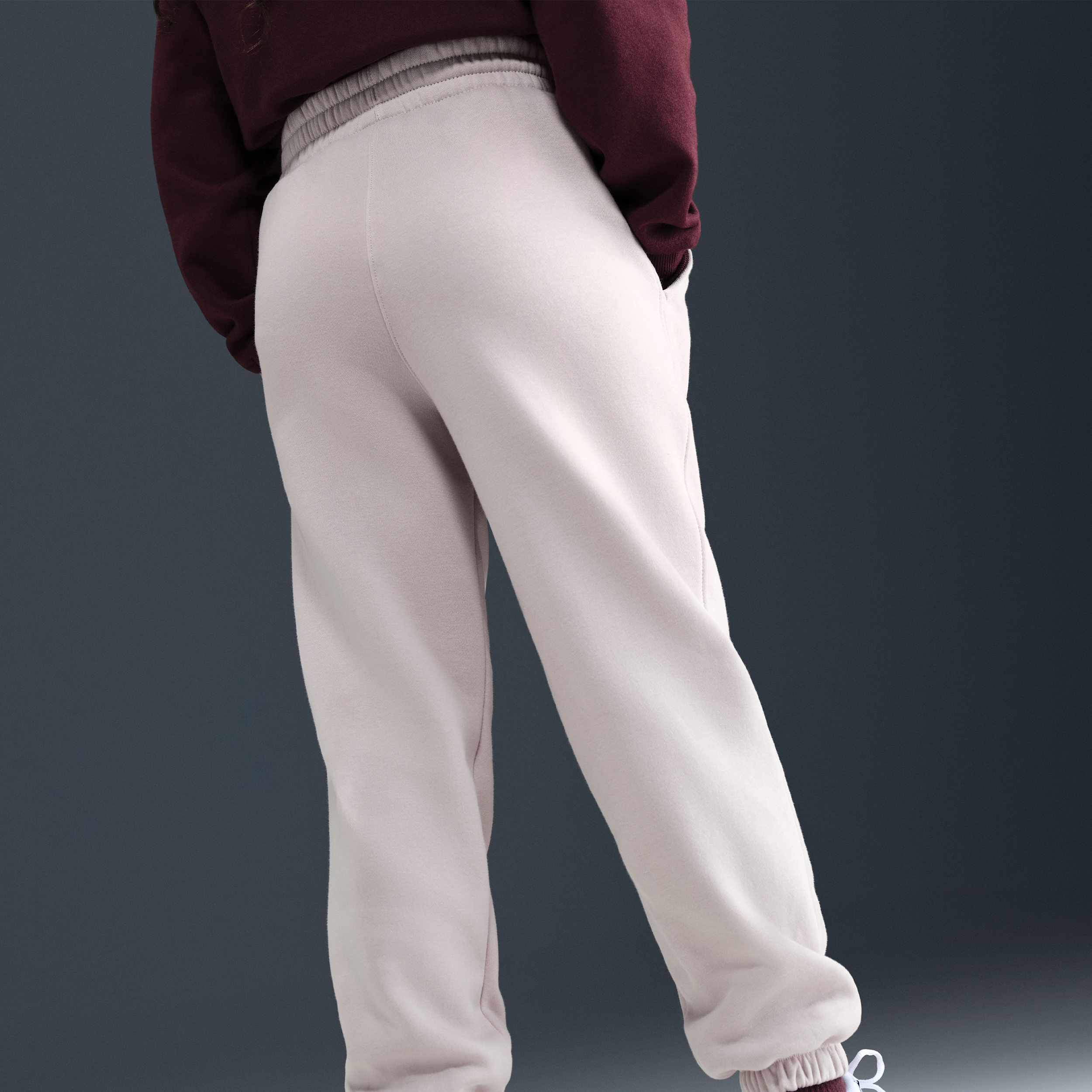 Nike Sportswear Club Fleece Big Girls' Light Purple Loose Sweatpants