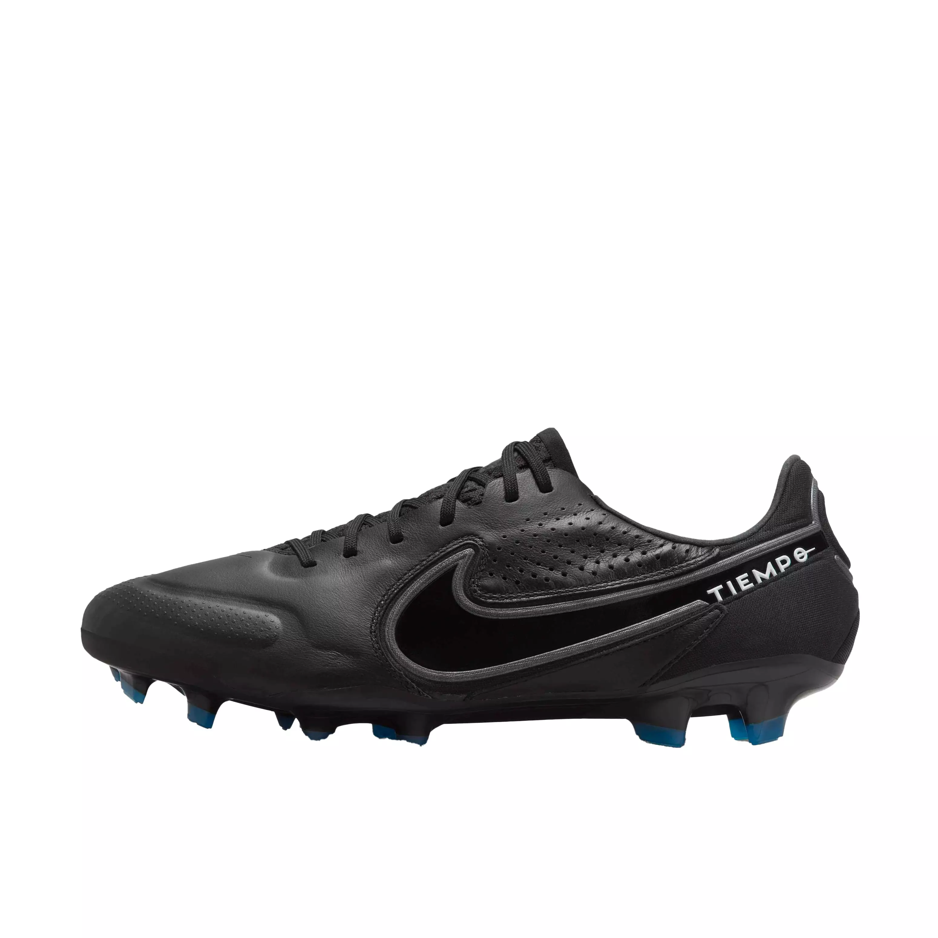 Nike Tiempo Legend 9 Elite Firm Ground "Black/Dark Smoke Grey" Men's Soccer Cleat - BLACK/GREY