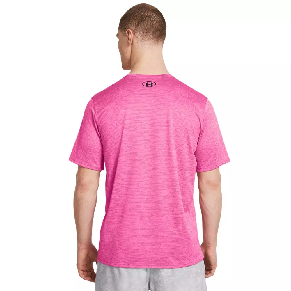 Under Armour Men's Tech Vent Short Sleeve - PINK