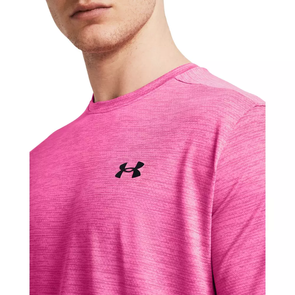 Under Armour Men's Tech Vent Short Sleeve - PINK