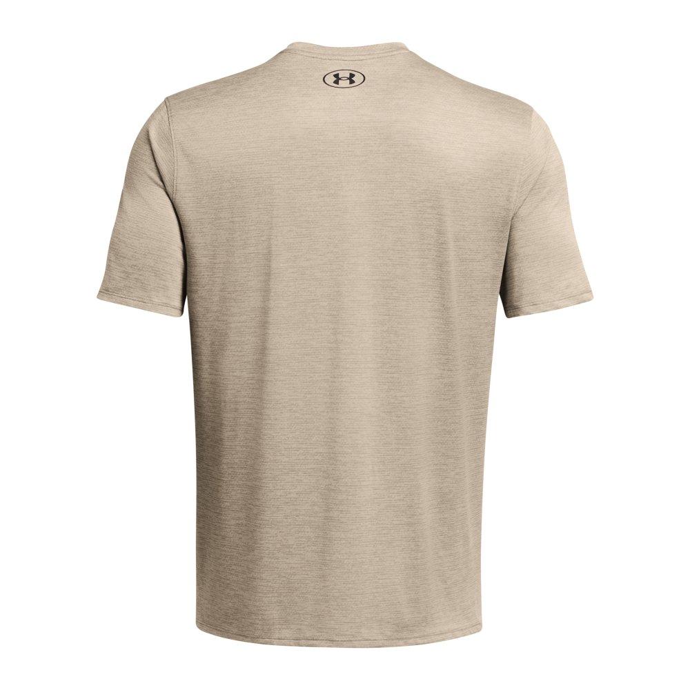 Under Armour Men's Tech Vent Short Sleeve - TAN Thumbnail View 5
