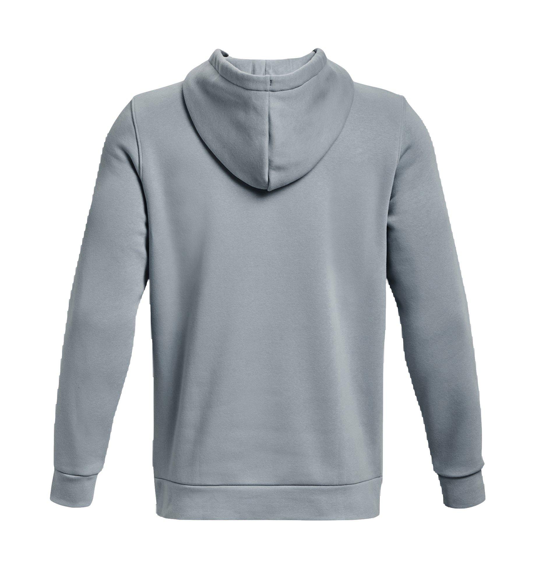 Under Armour Men's Fleece Essential Hoodie - HARBOR BLUE Thumbnail View 6