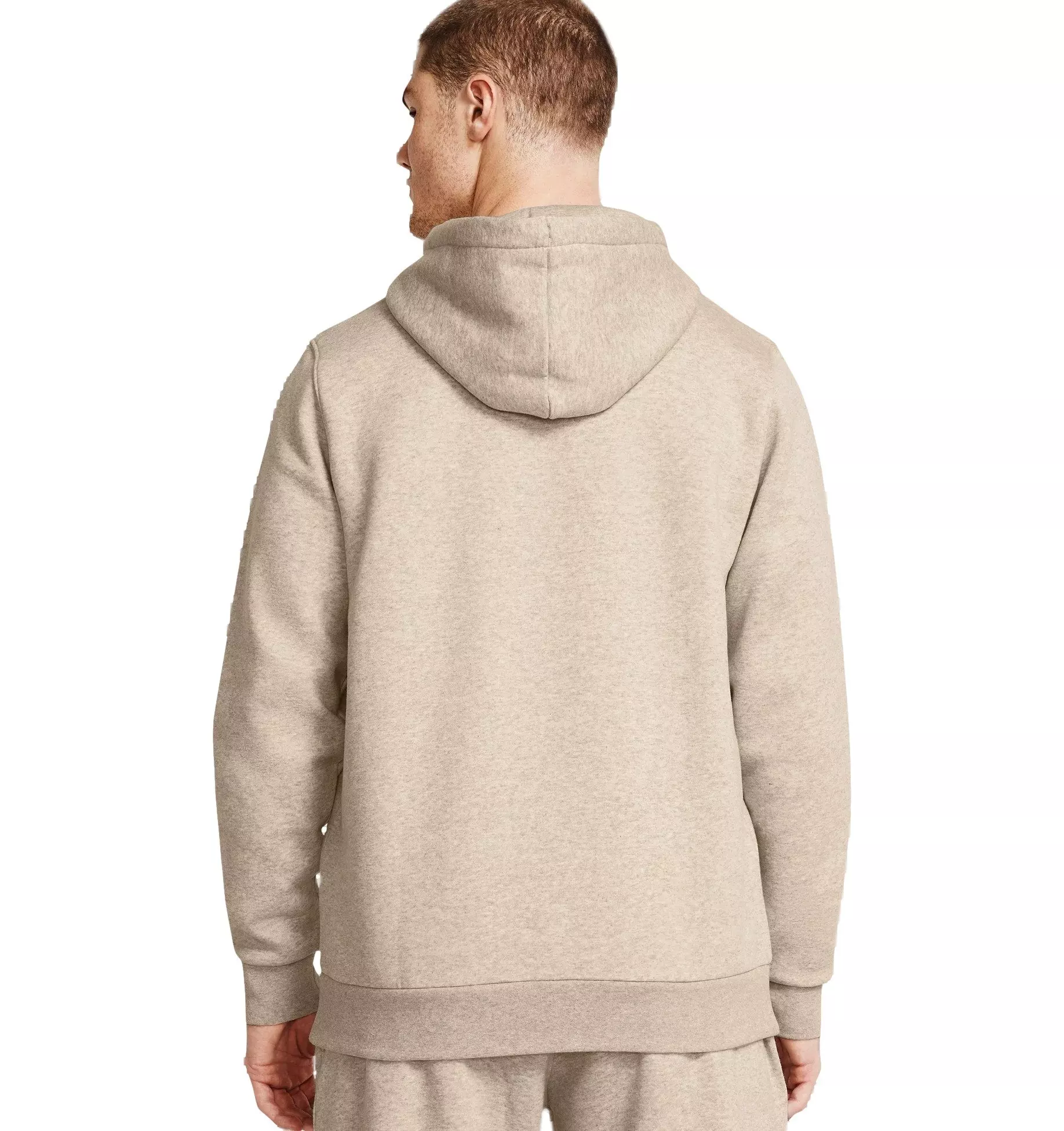 Under Armour Men's Fleece Essential Hoodie - TAUPE