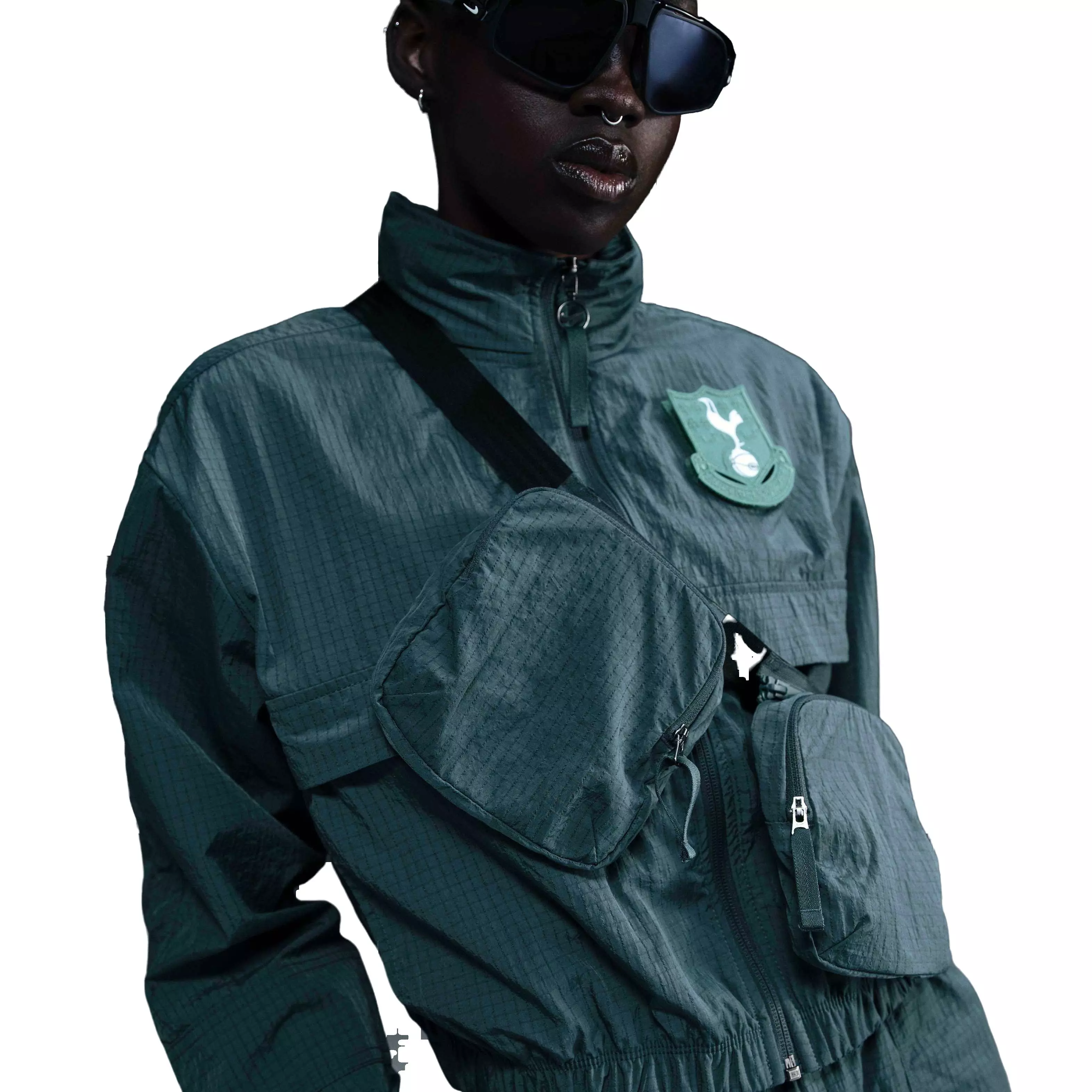 Nike Women's Sportswear Tottenham Hotspur City Utility 3R Woven Soccer Jacket - GREEN SPRUCE