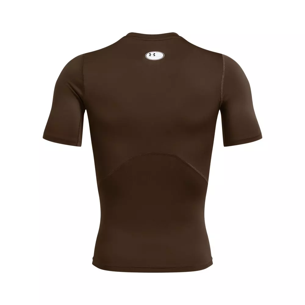 Under Armour Men's HeatGear Comp Short Sleeve Shirt - BROWN