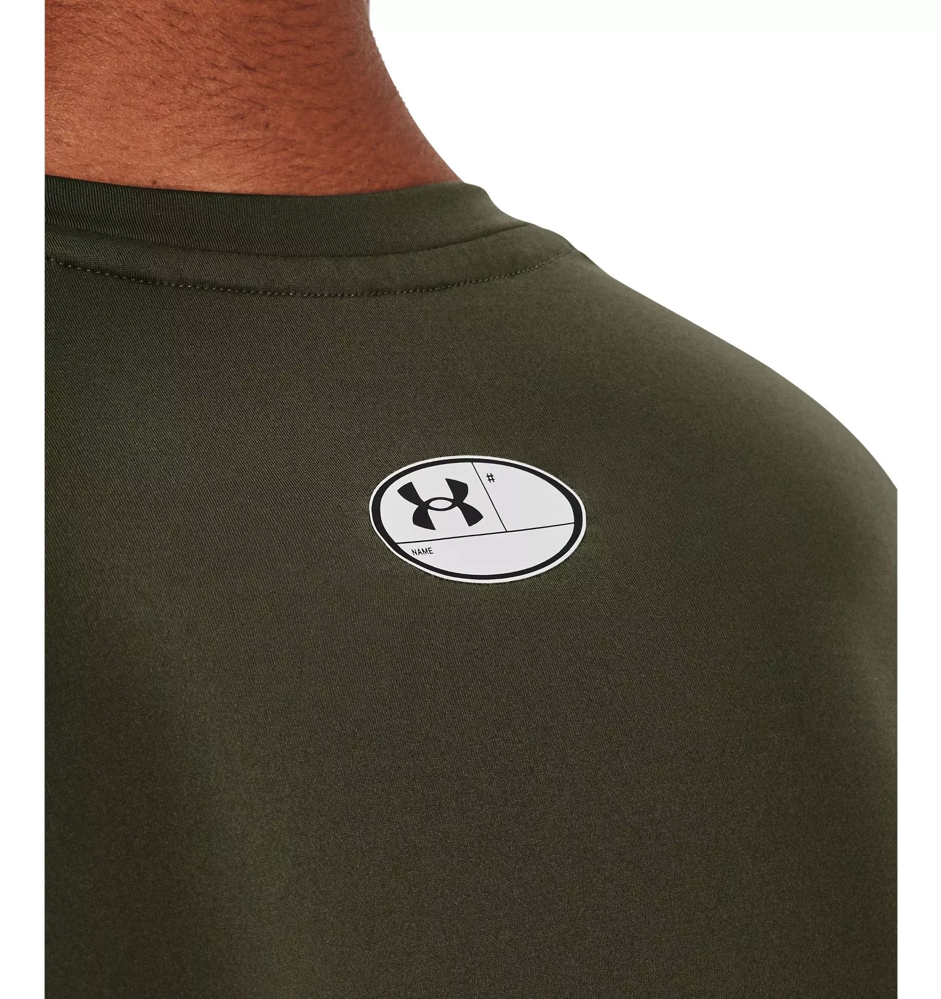 Under Armour Men's HeatGear Comp Short Sleeve Shirt - MARINE GREEN