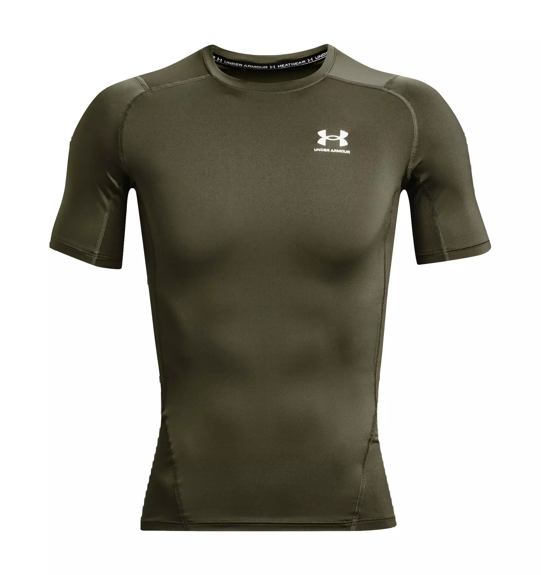 Under Armour Men's HeatGear Comp Short Sleeve Shirt - MARINE GREEN