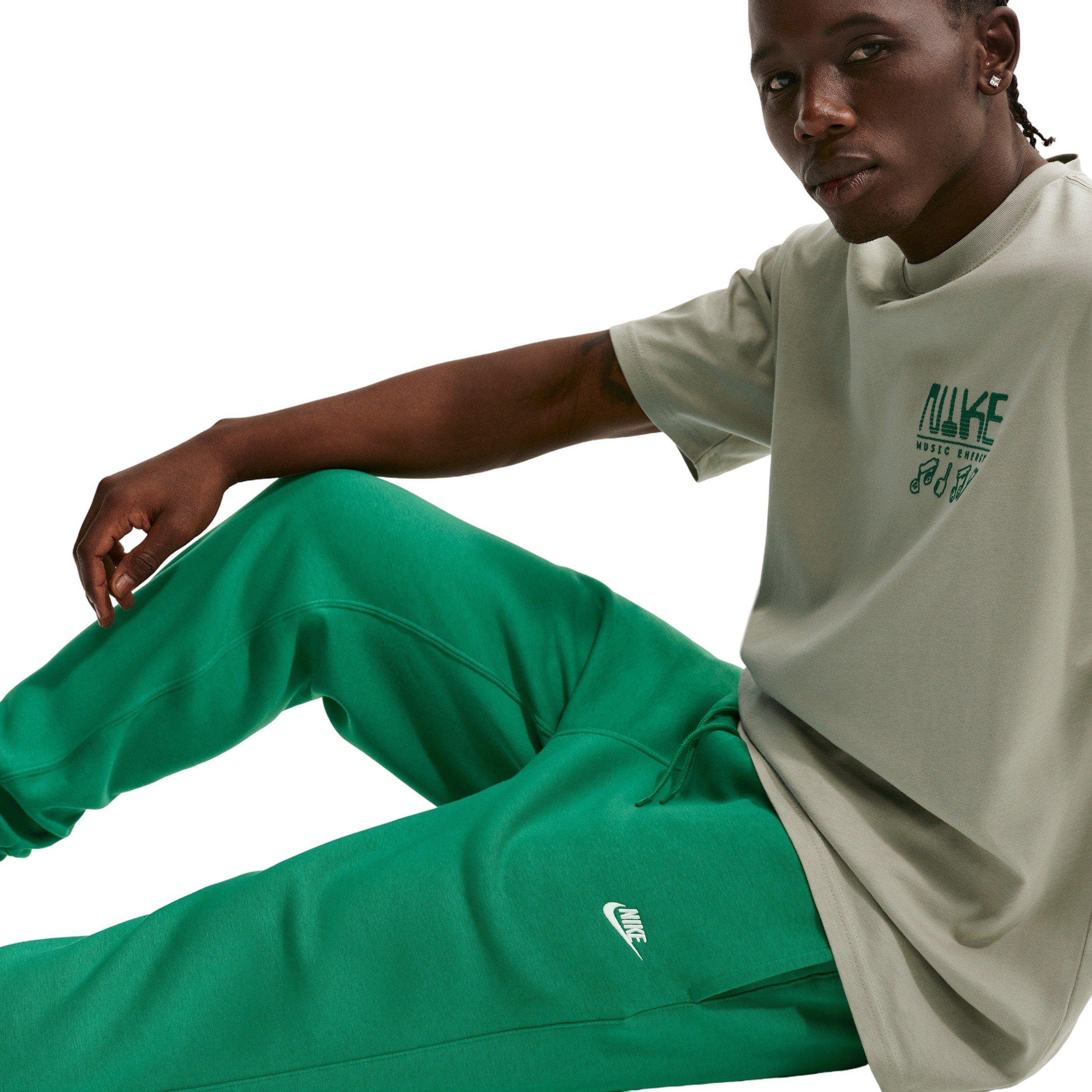 Nike Men's Club BB Joggers - GREEN Thumbnail View 4