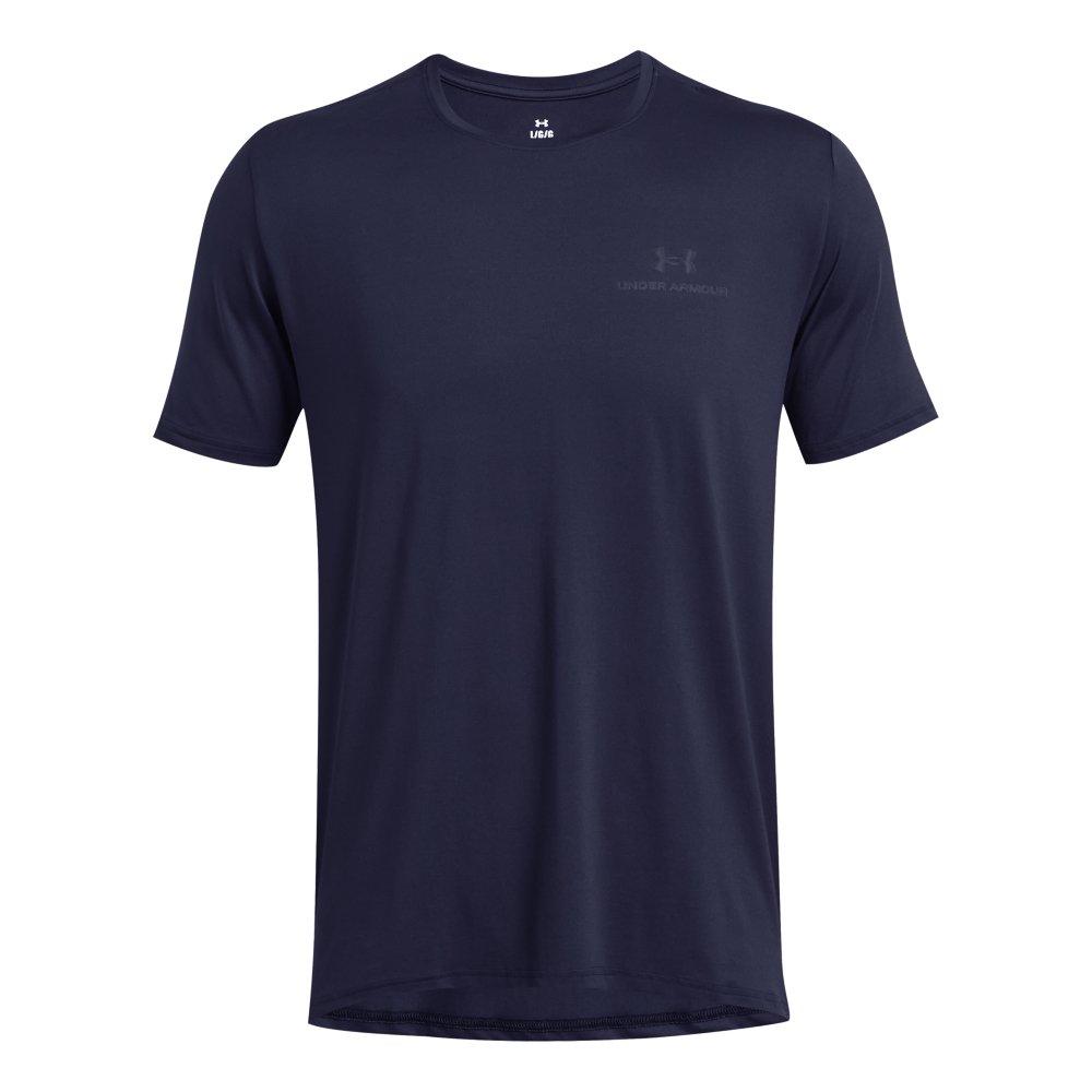 Under Armour Men's Vanish Energy Short Sleeve Shirt - NAVY Thumbnail View 3