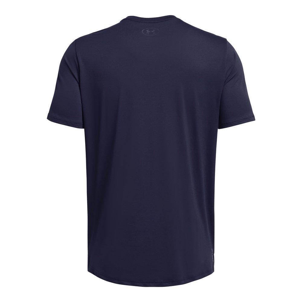 Under Armour Men's Vanish Energy Short Sleeve Shirt - NAVY Thumbnail View 4